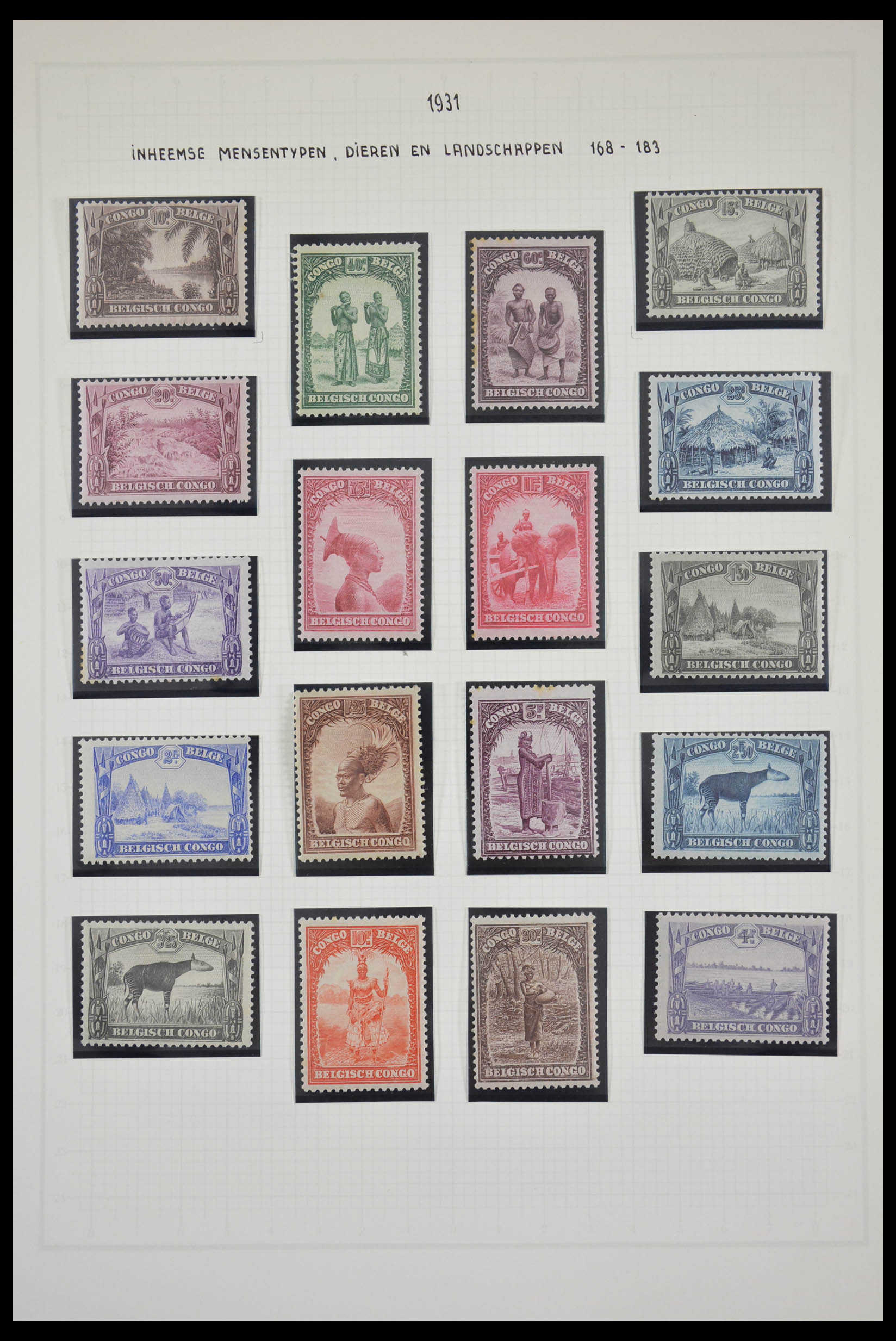 28328 020 - 28328 Belgisch Congo 1886-1971.