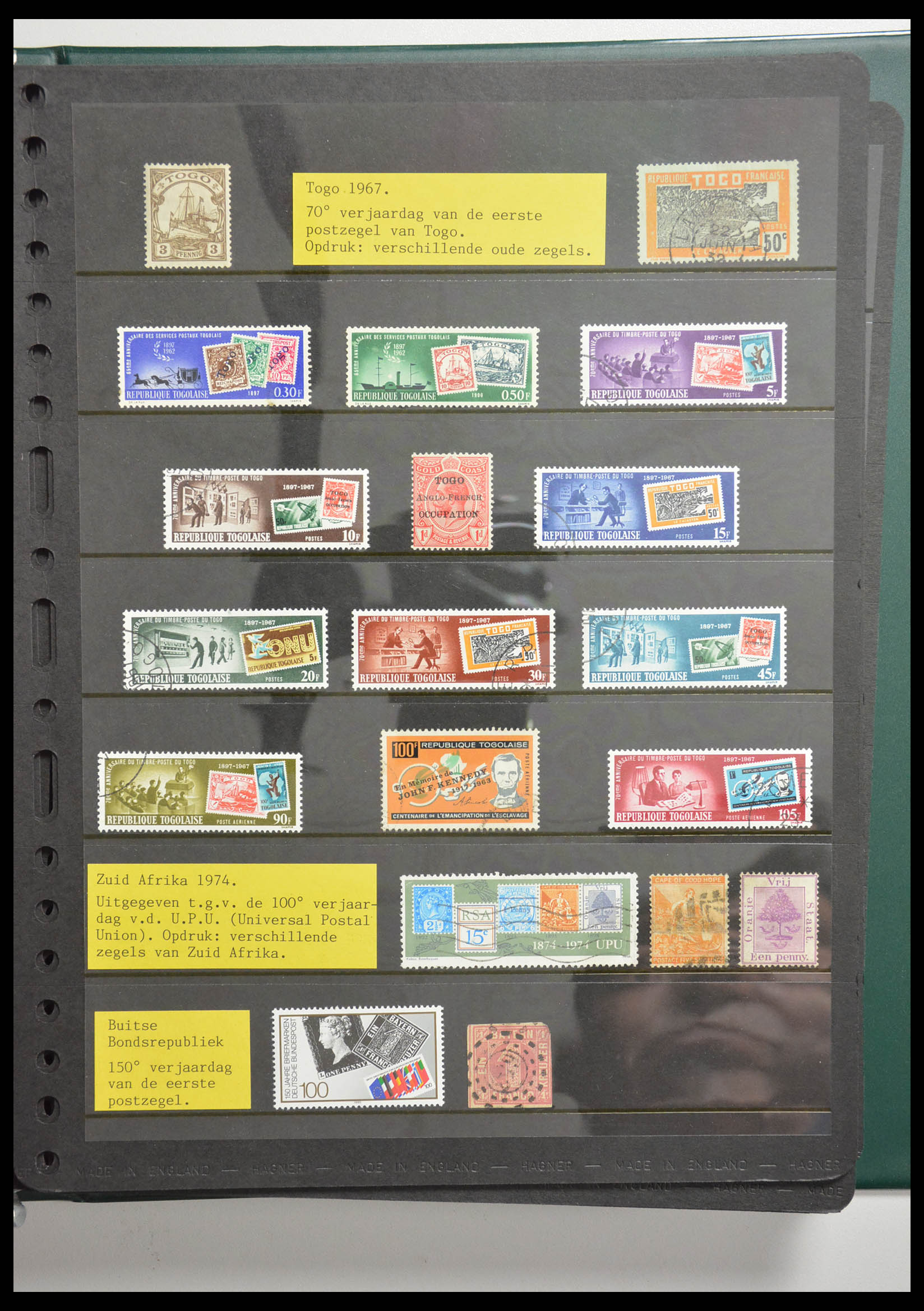 28337 003 - 28337 Stamp on stamp 1840-2001.