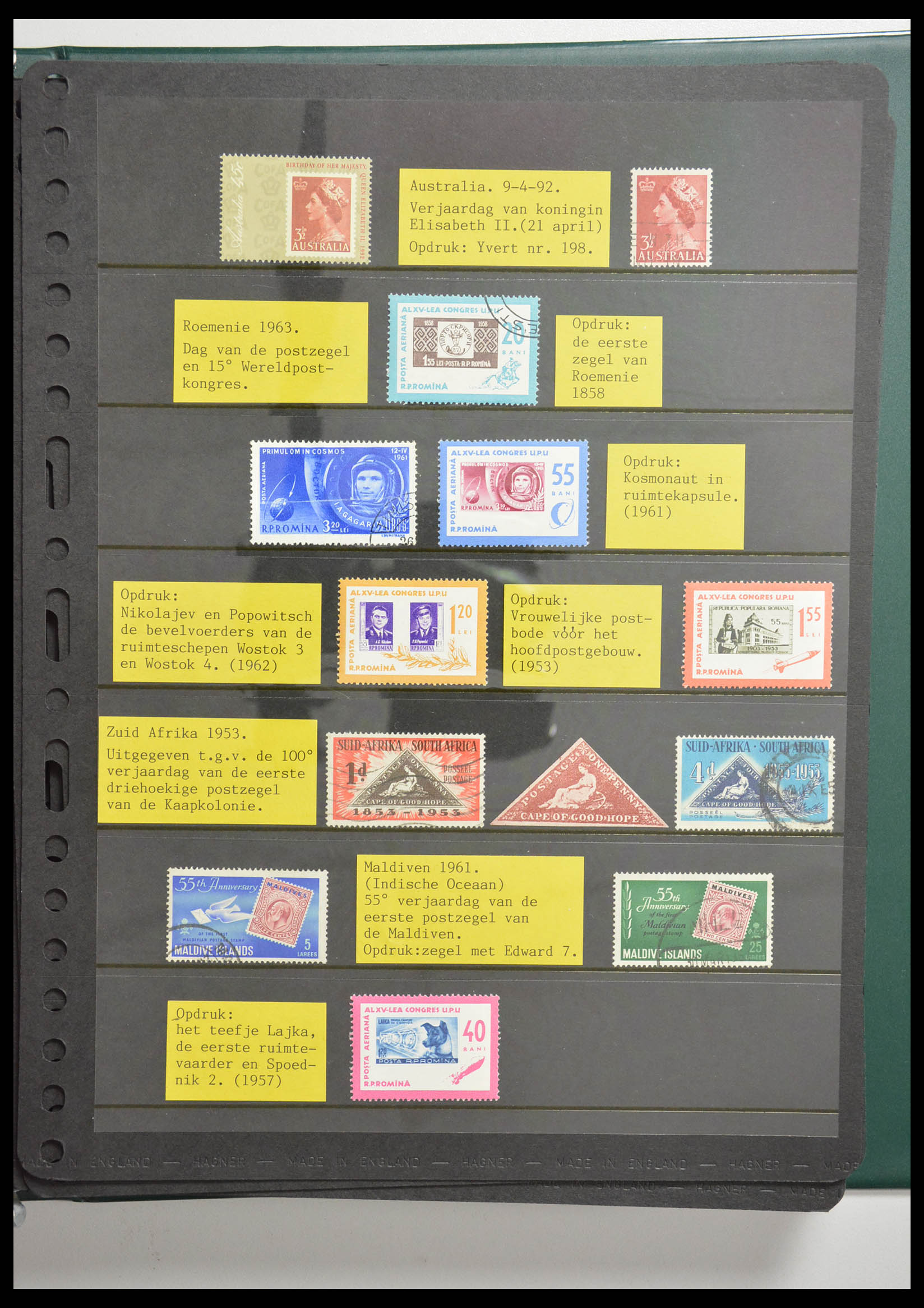 28337 005 - 28337 Stamp on stamp 1840-2001.