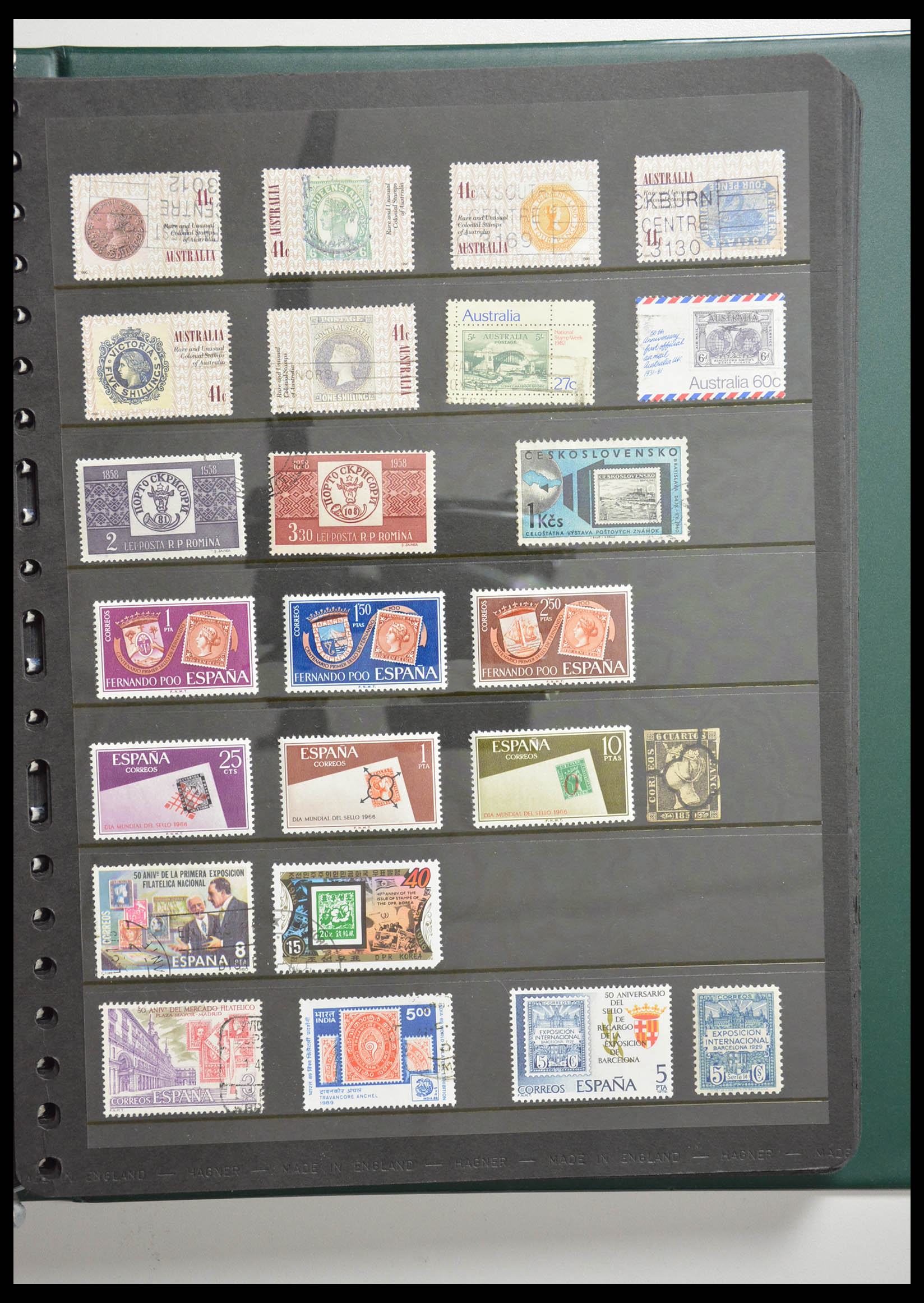 28337 008 - 28337 Stamp on stamp 1840-2001.