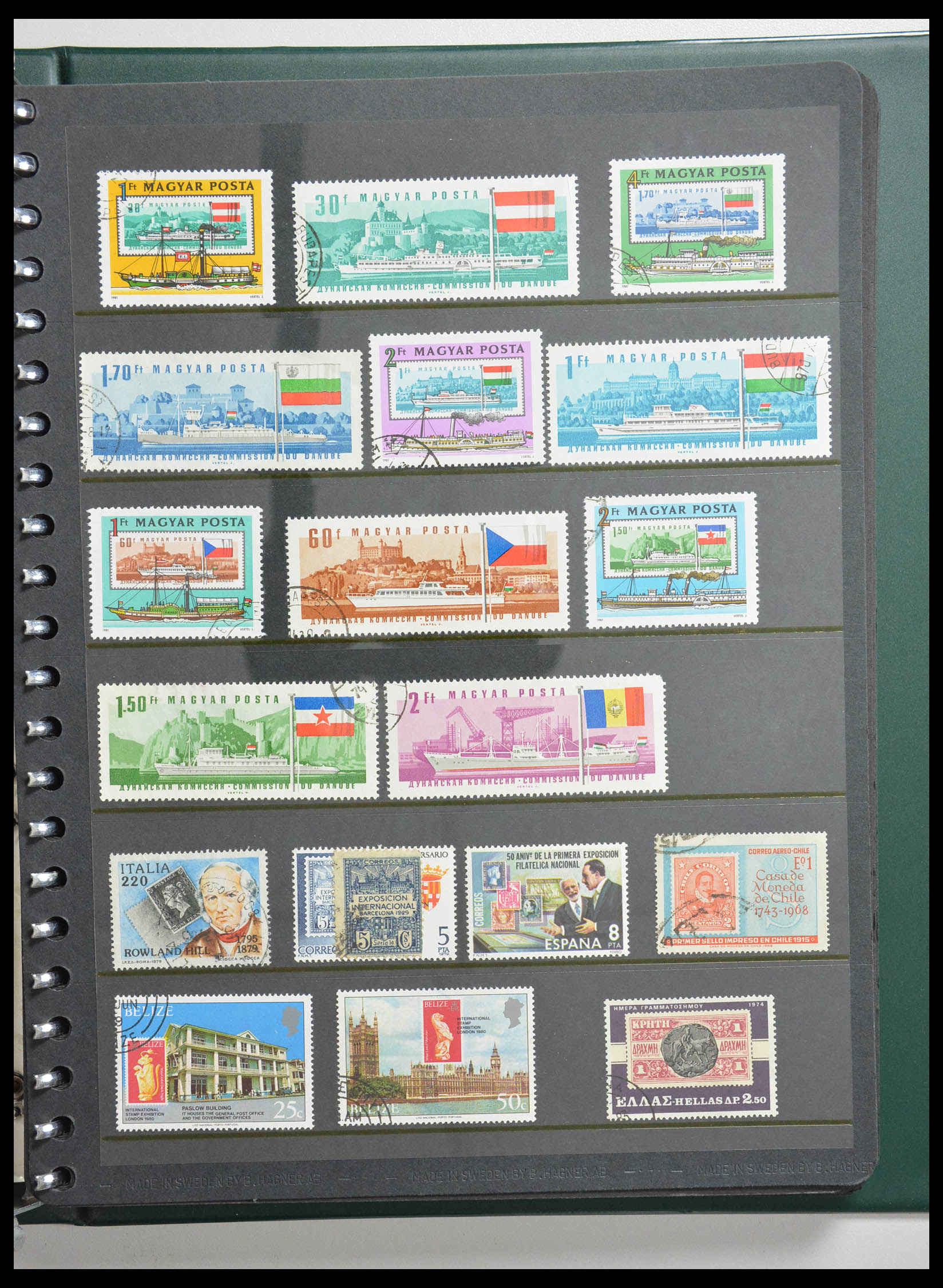 28337 017 - 28337 Stamp on stamp 1840-2001.