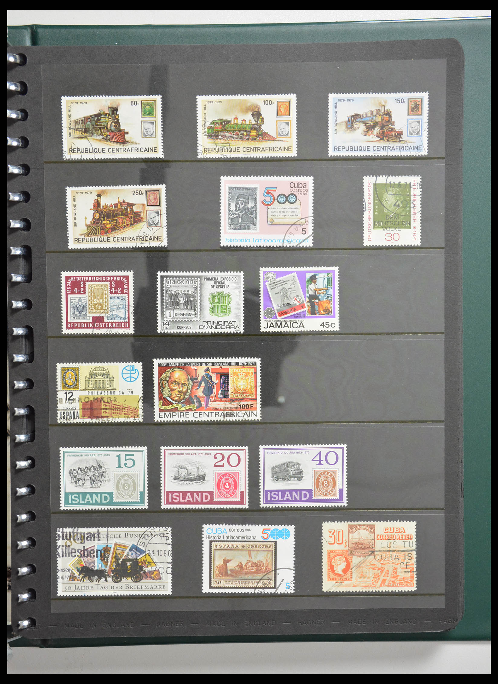 28337 018 - 28337 Stamp on stamp 1840-2001.