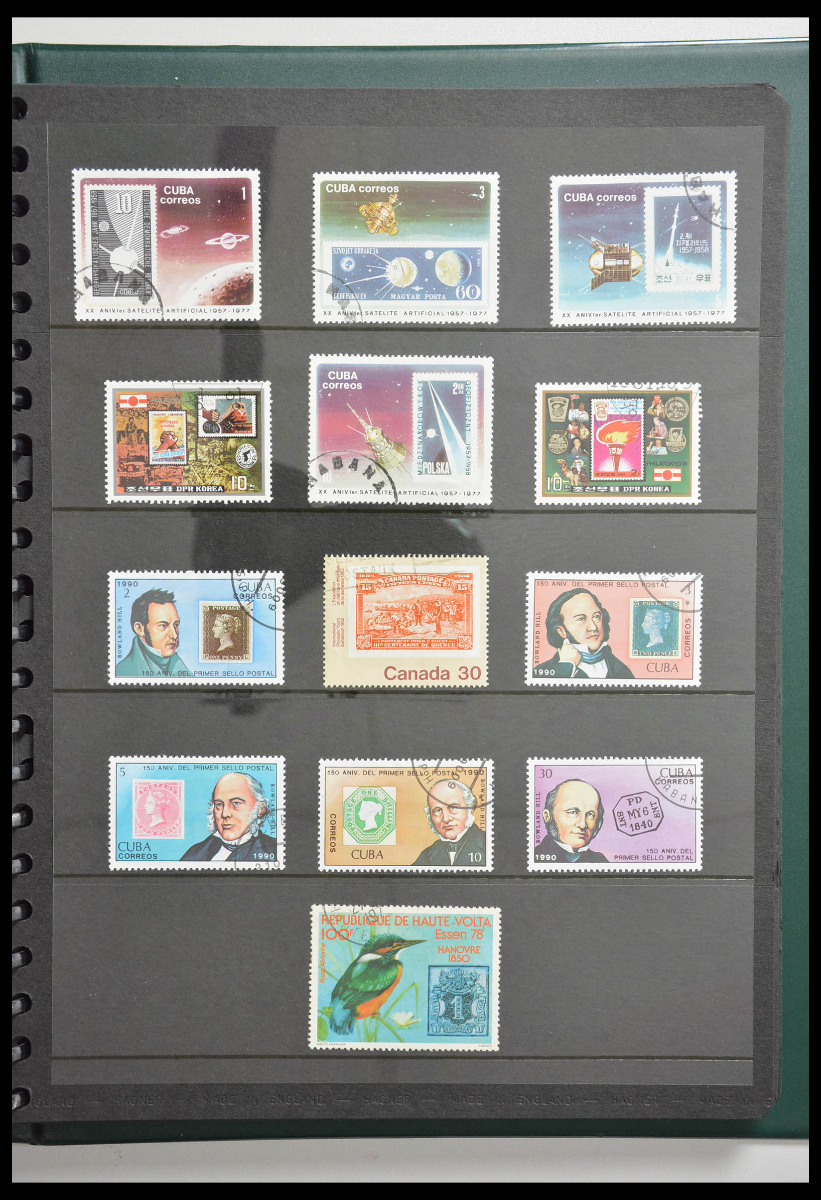 28337 025 - 28337 Stamp on stamp 1840-2001.