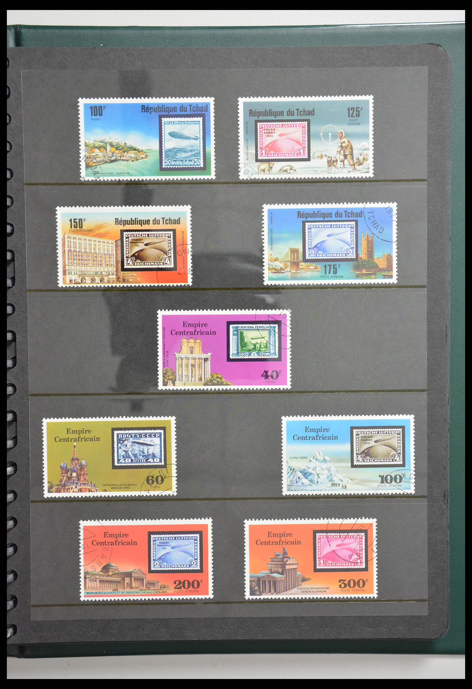 28337 027 - 28337 Stamp on stamp 1840-2001.