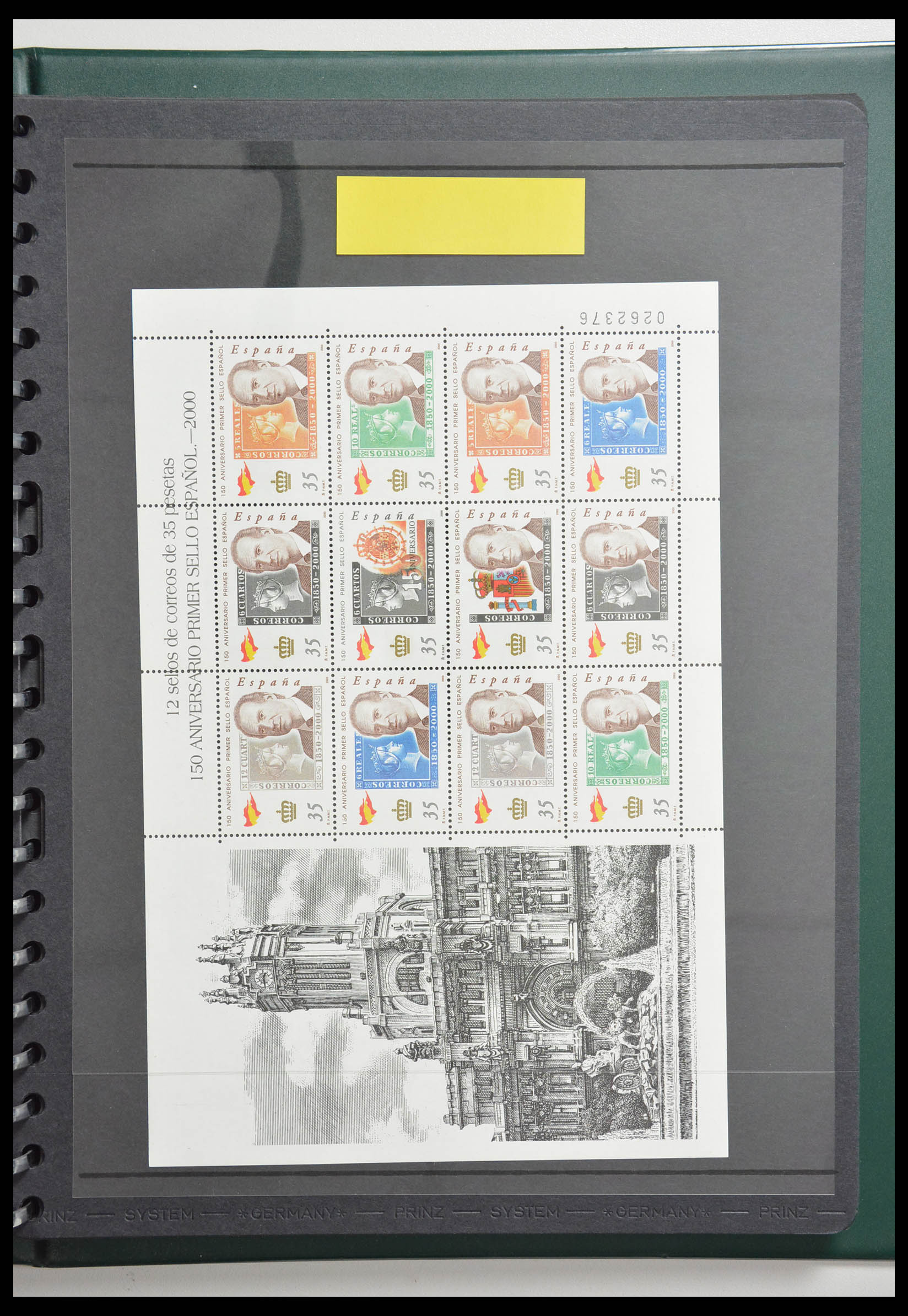 28337 032 - 28337 Stamp on stamp 1840-2001.