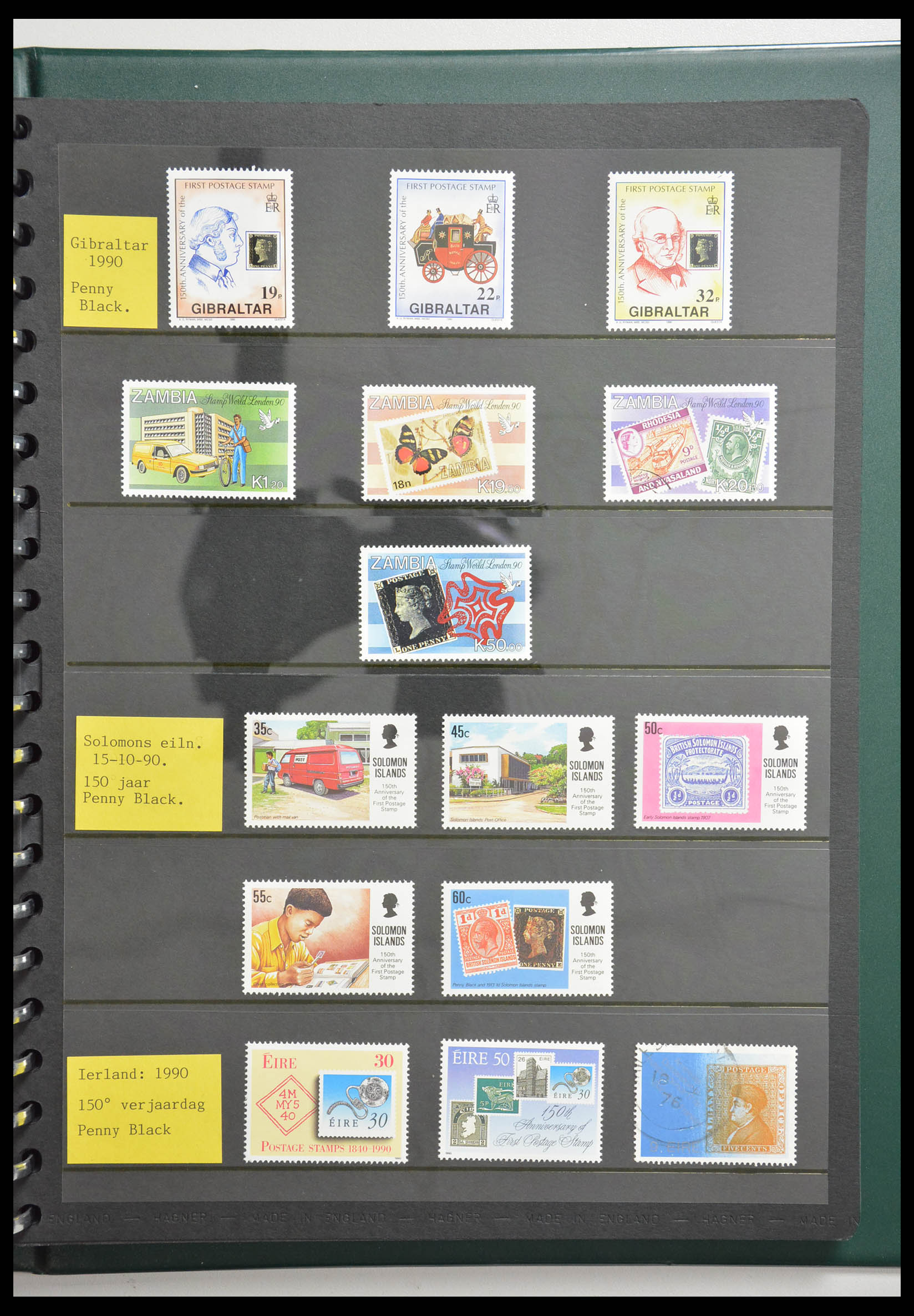 28337 036 - 28337 Stamp on stamp 1840-2001.
