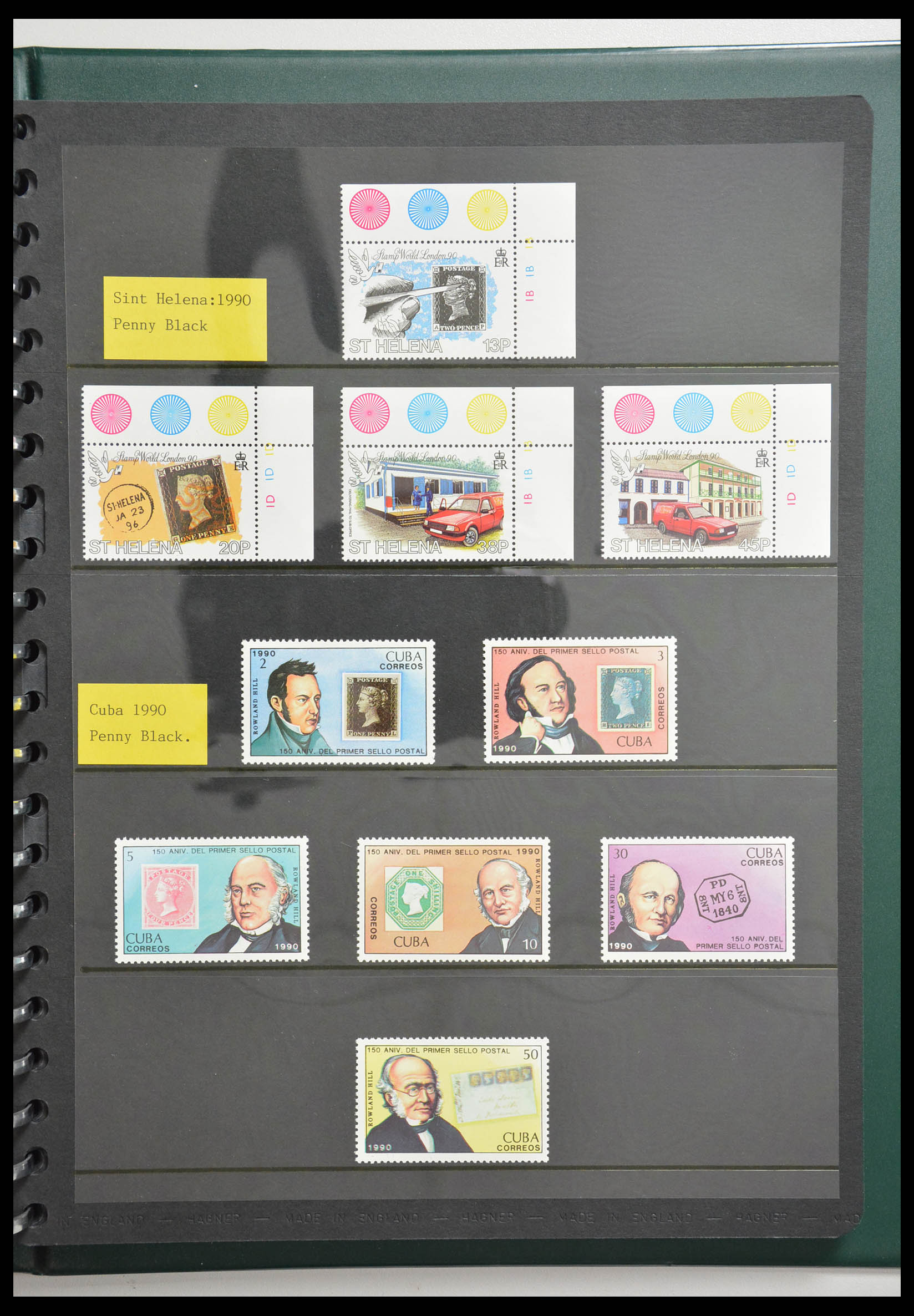 28337 038 - 28337 Stamp on stamp 1840-2001.