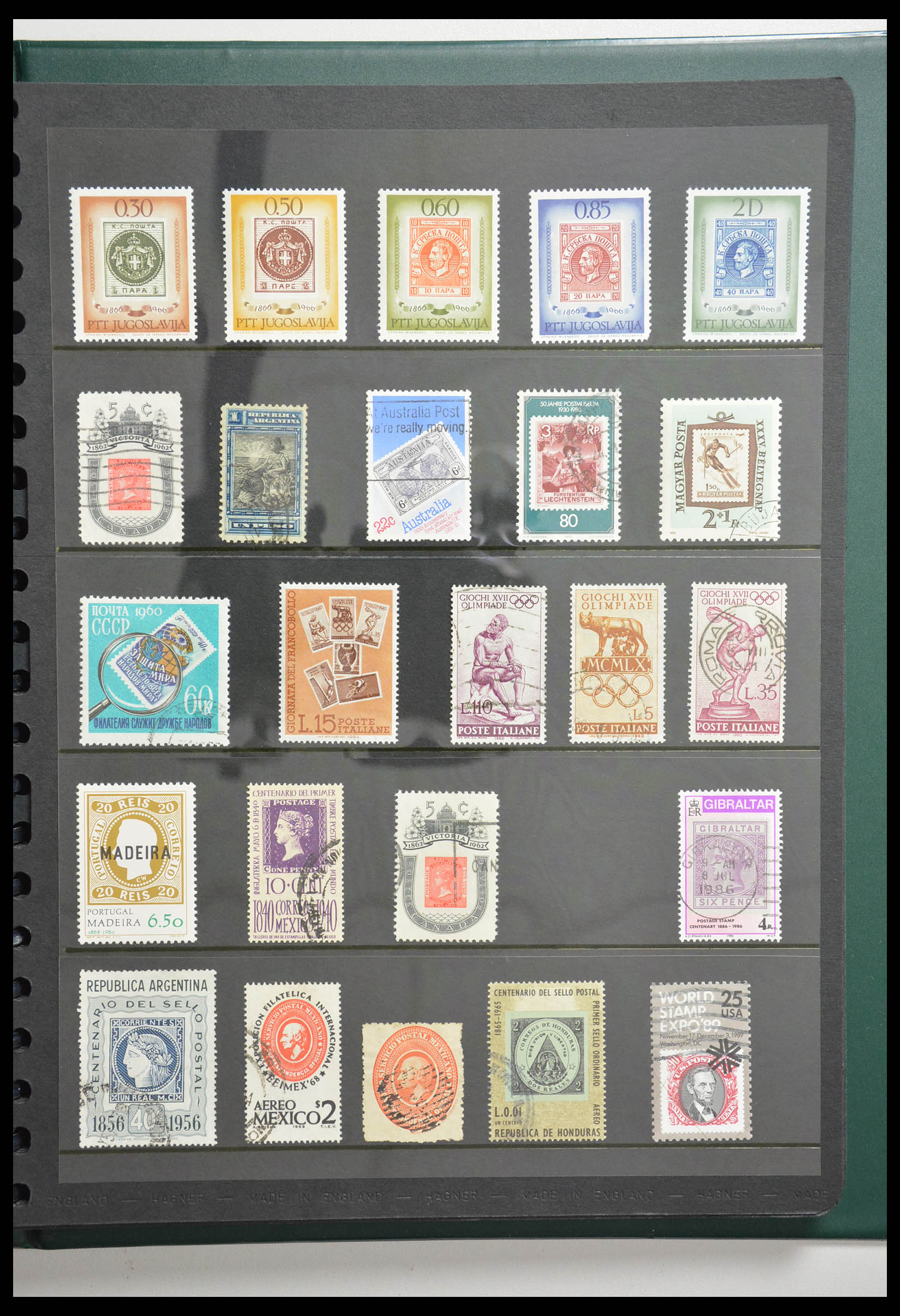 28337 066 - 28337 Stamp on stamp 1840-2001.