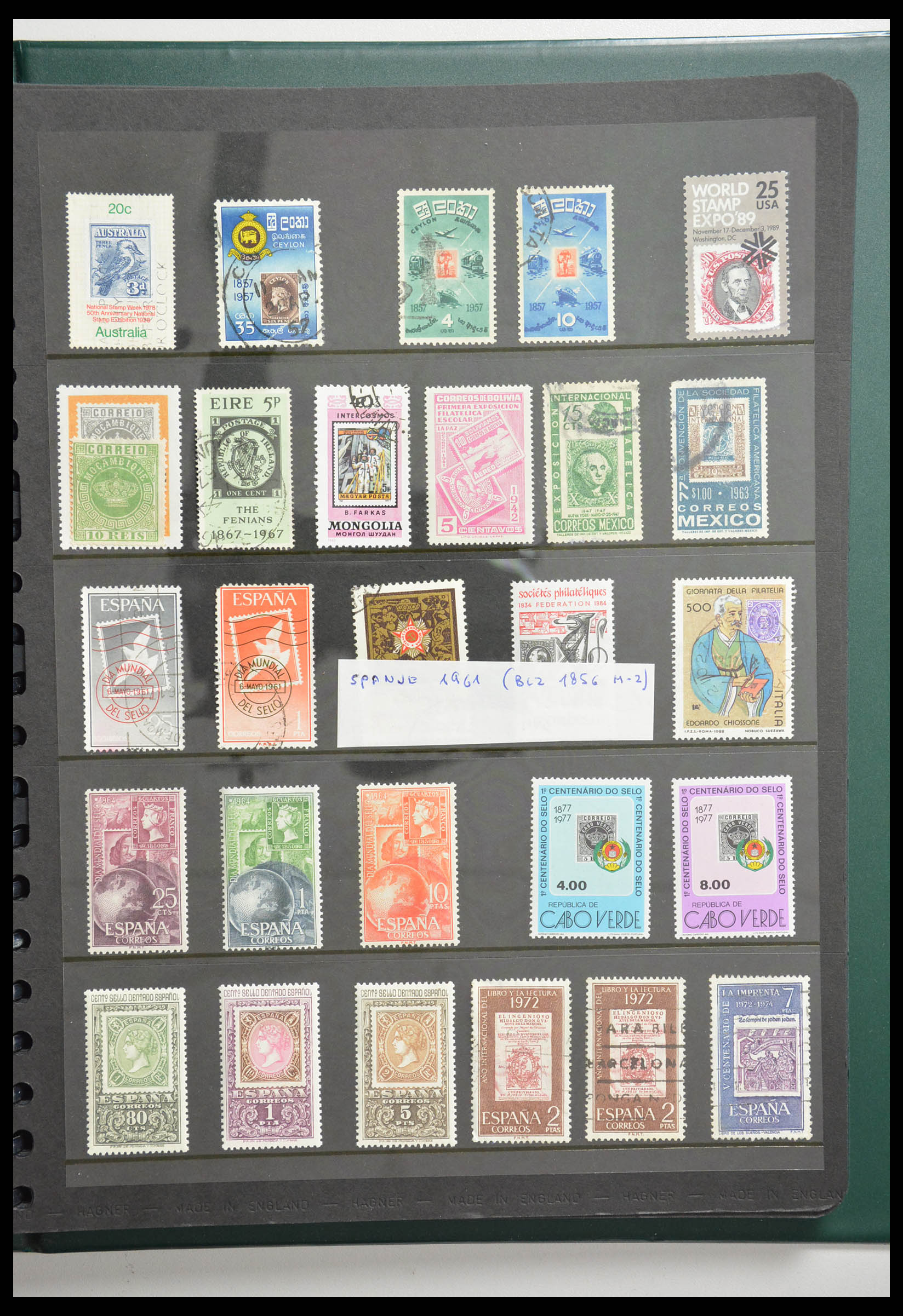 28337 067 - 28337 Stamp on stamp 1840-2001.