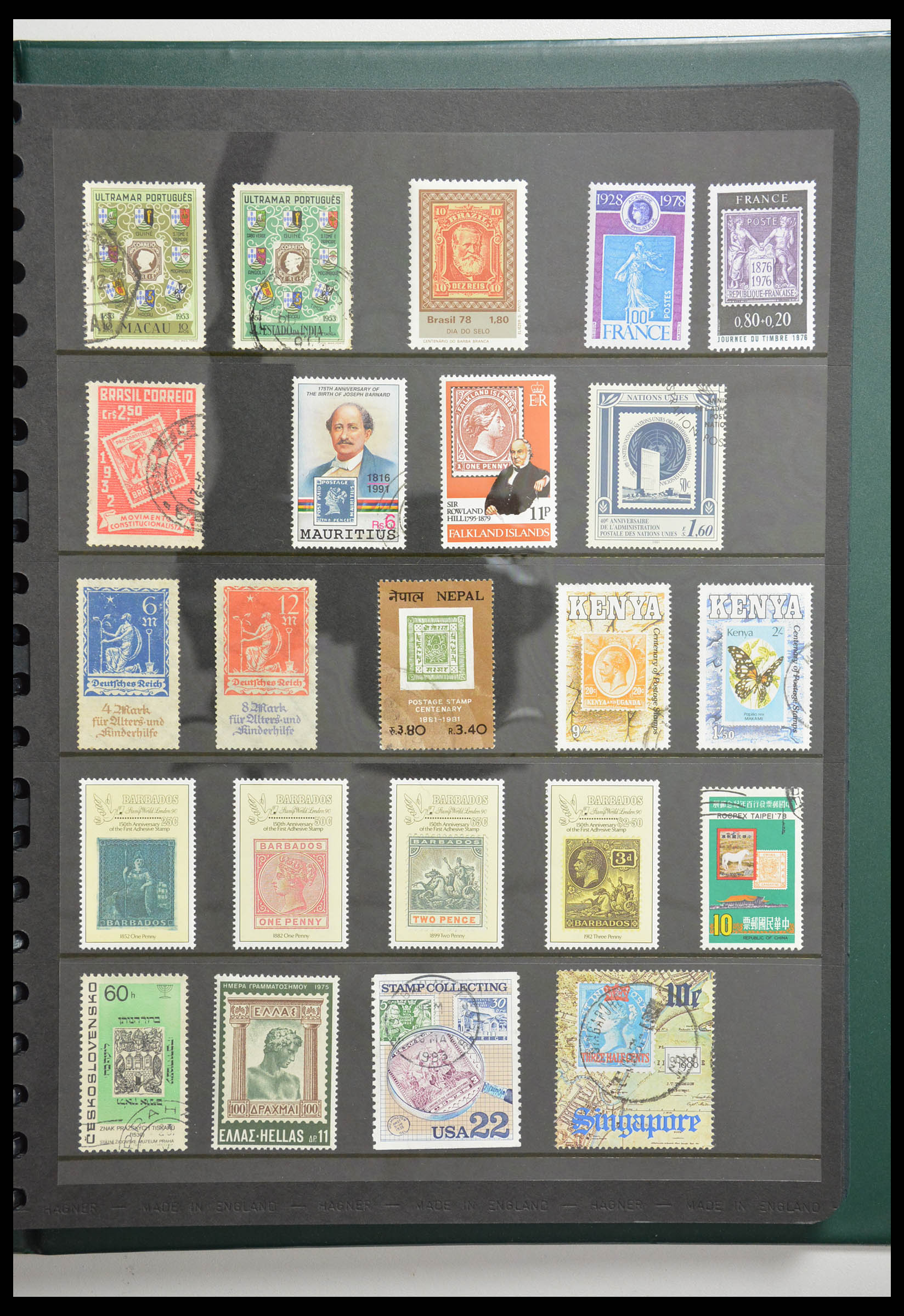 28337 068 - 28337 Stamp on stamp 1840-2001.