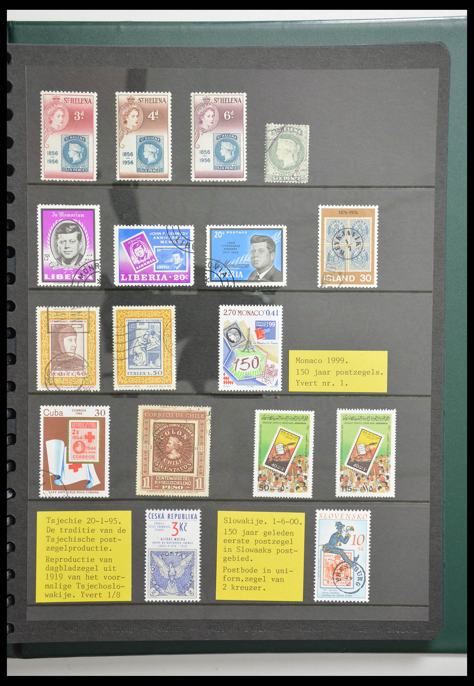 28337 069 - 28337 Stamp on stamp 1840-2001.