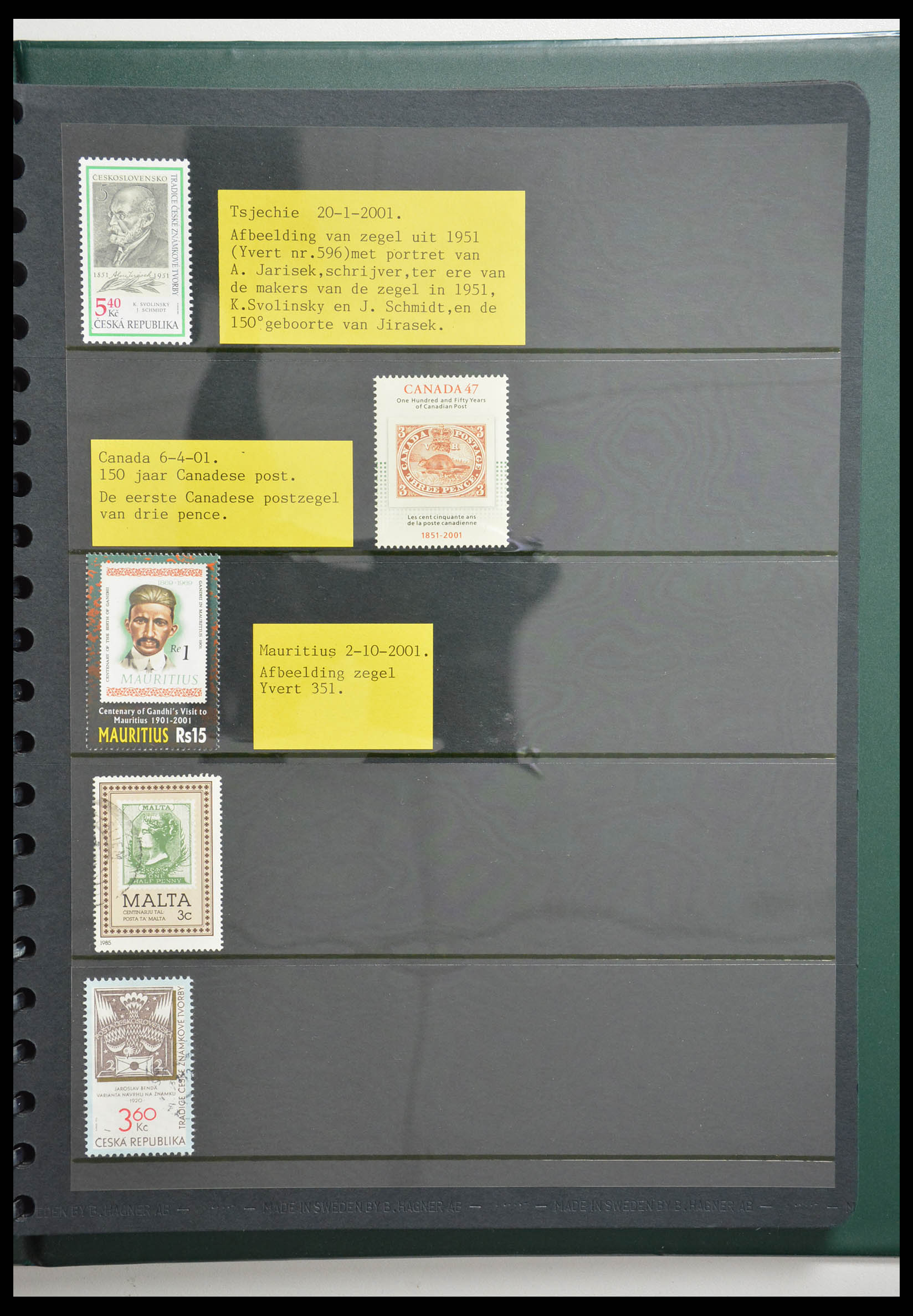 28337 070 - 28337 Stamp on stamp 1840-2001.