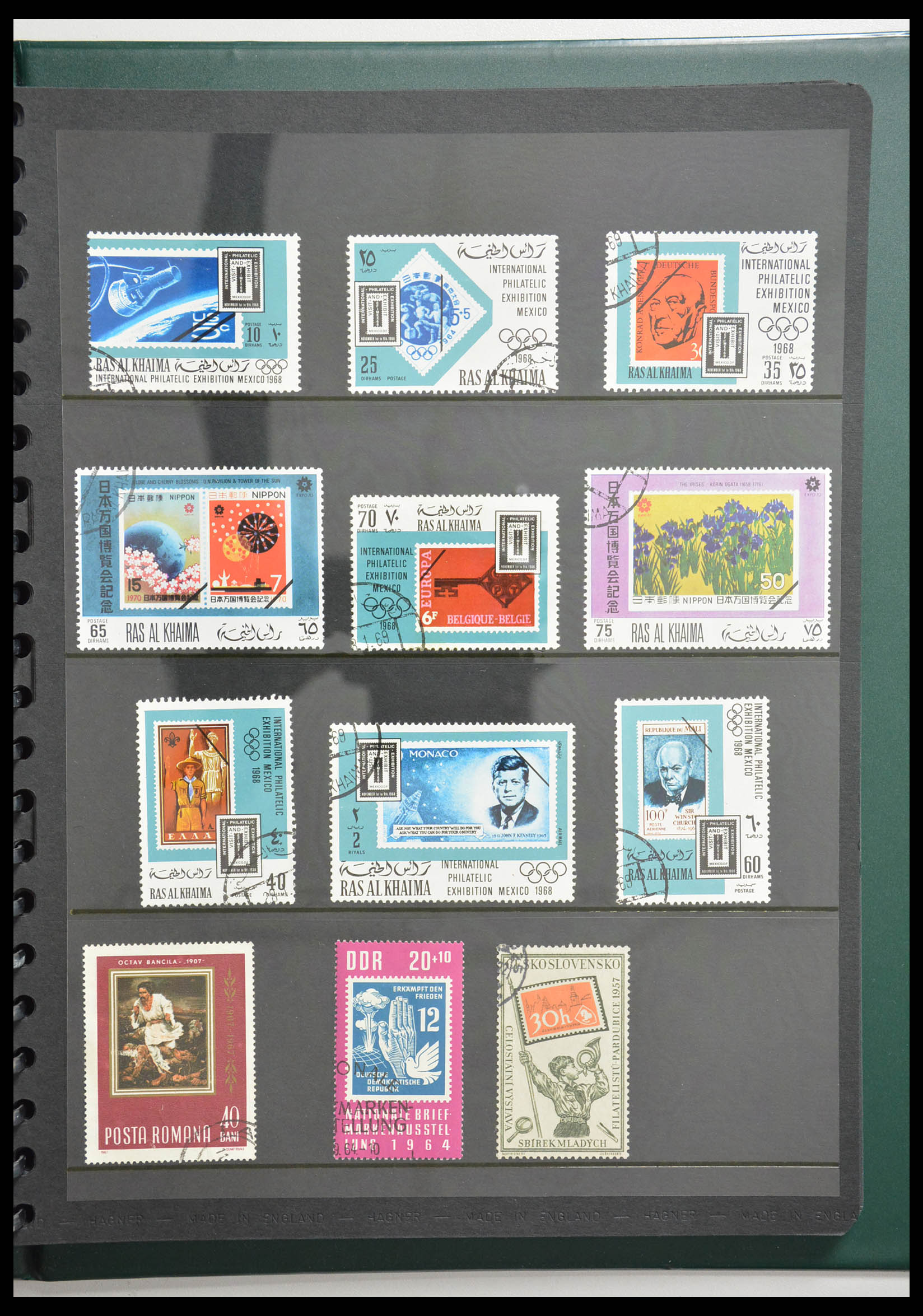 28337 075 - 28337 Stamp on stamp 1840-2001.