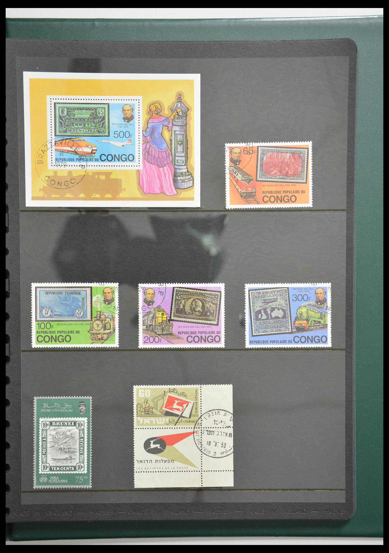 28337 082 - 28337 Stamp on stamp 1840-2001.