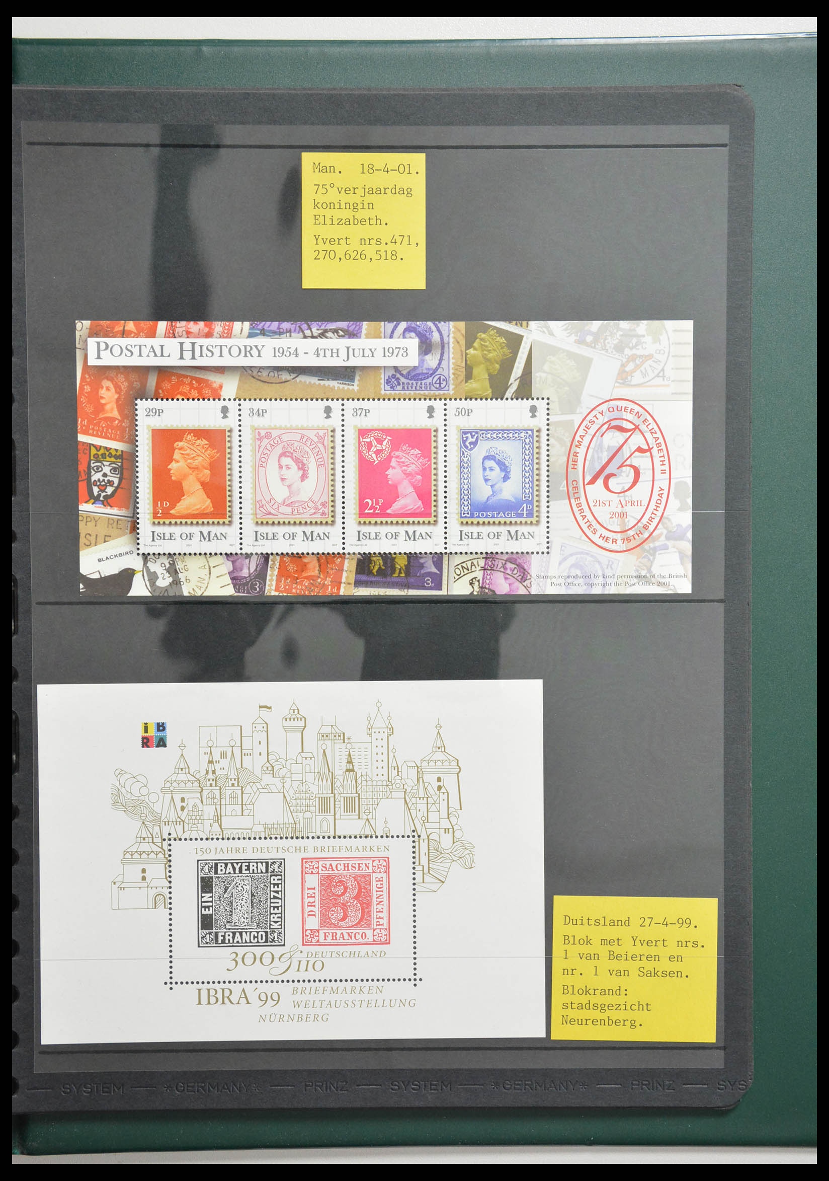 28337 087 - 28337 Stamp on stamp 1840-2001.
