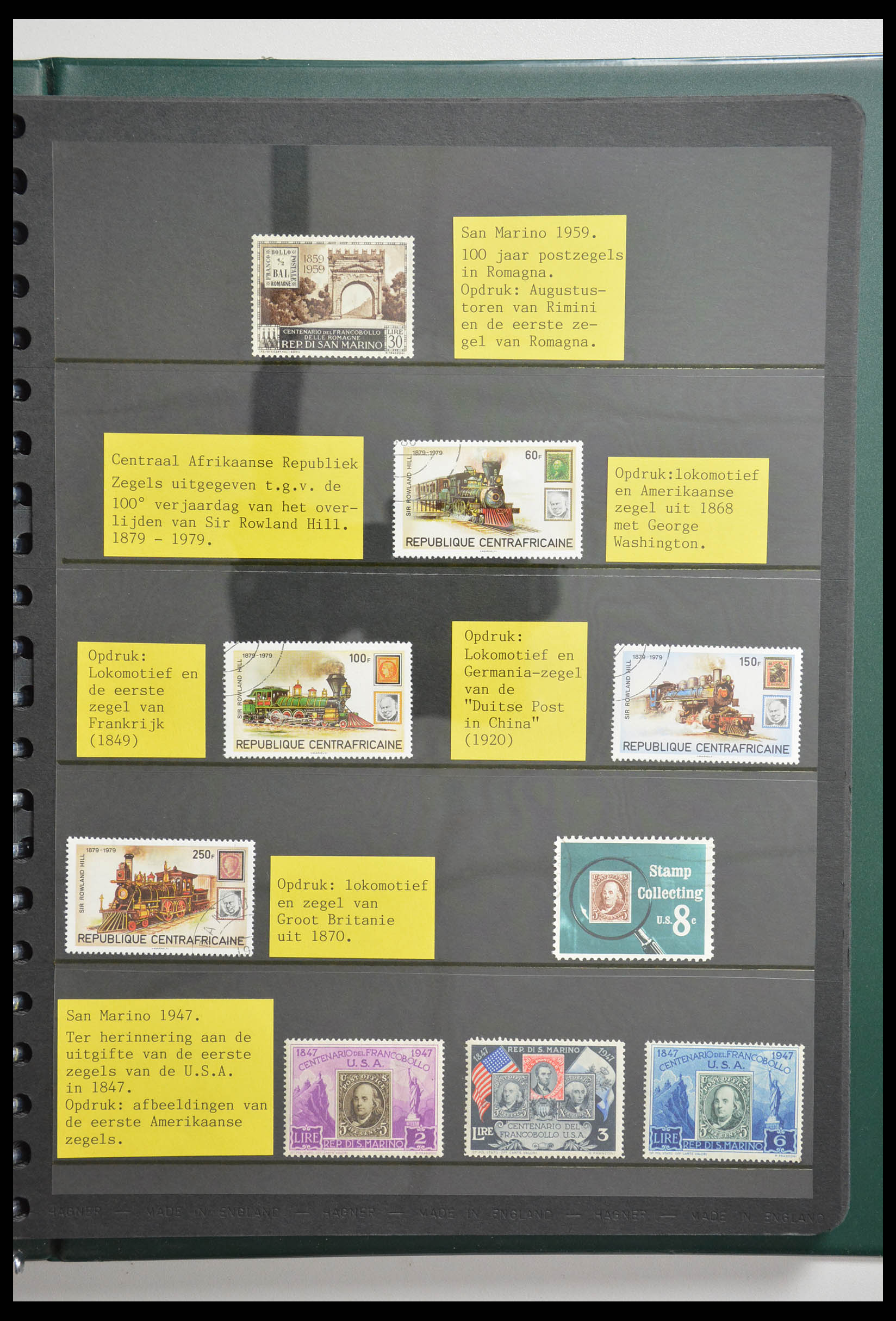 28337 105 - 28337 Postzegel op postzegel 1840-2001.