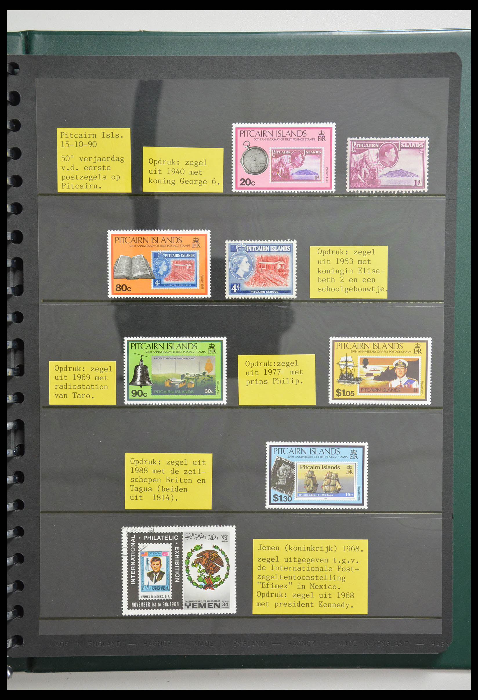 28337 114 - 28337 Postzegel op postzegel 1840-2001.