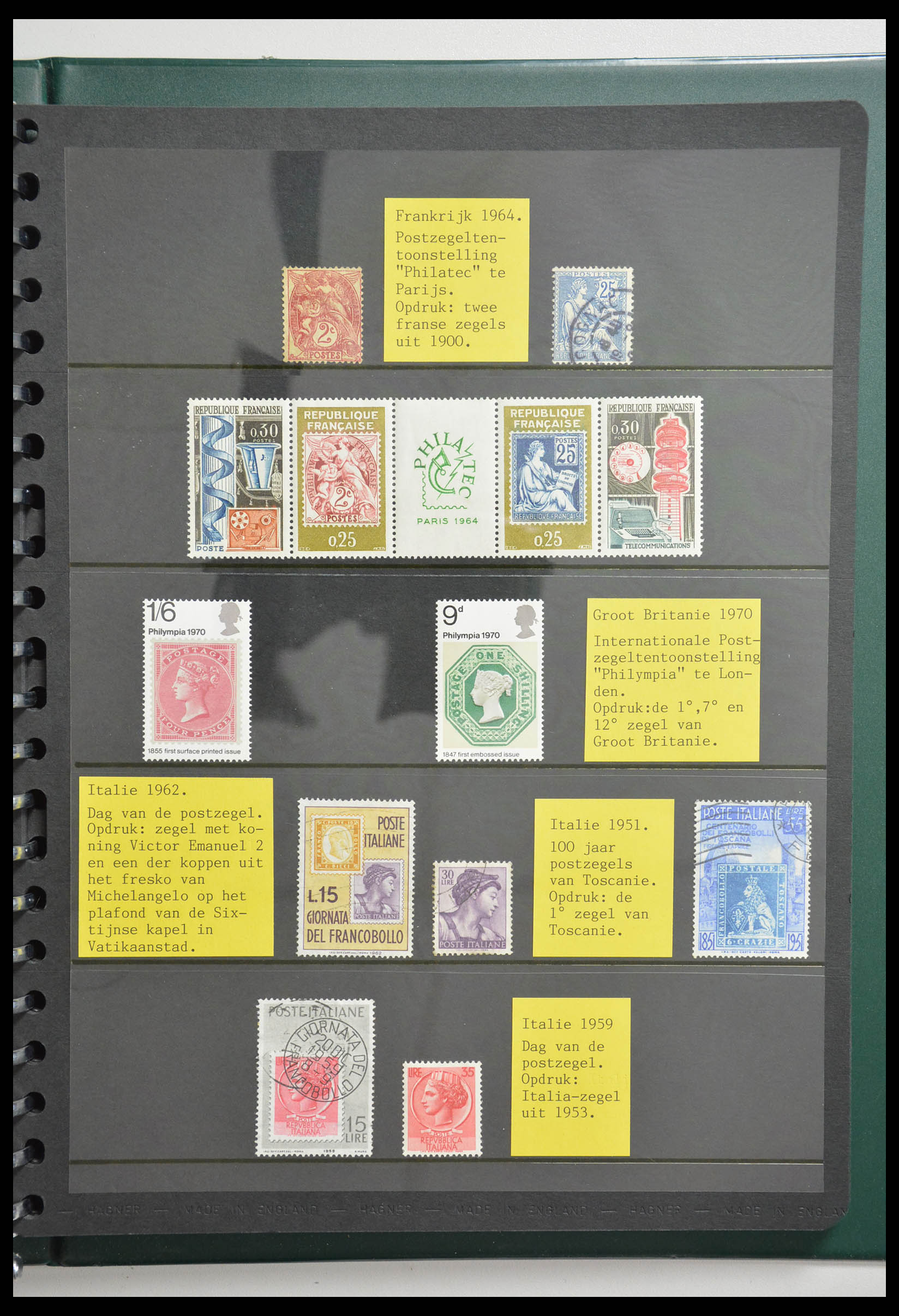 28337 117 - 28337 Postzegel op postzegel 1840-2001.