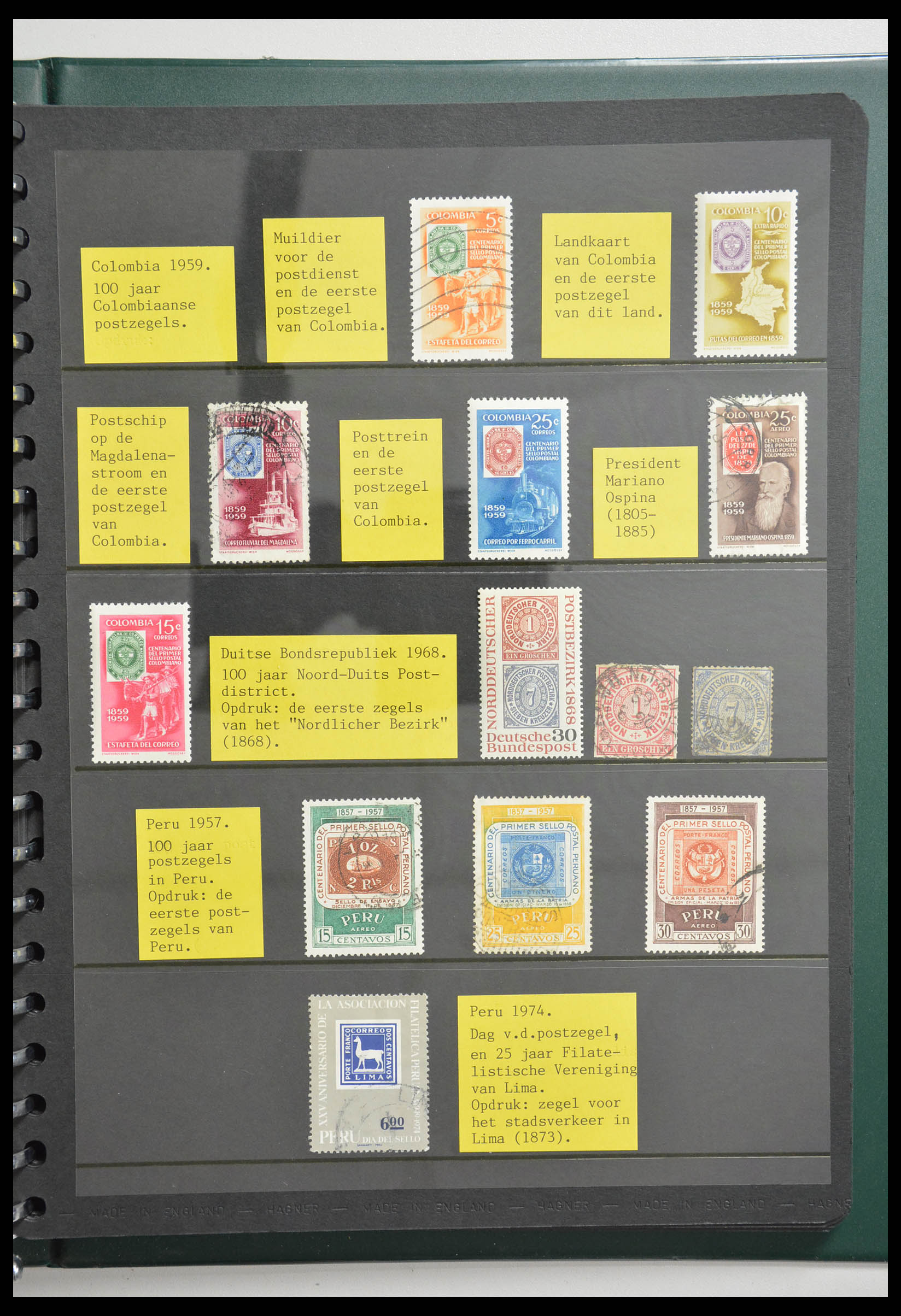 28337 118 - 28337 Postzegel op postzegel 1840-2001.