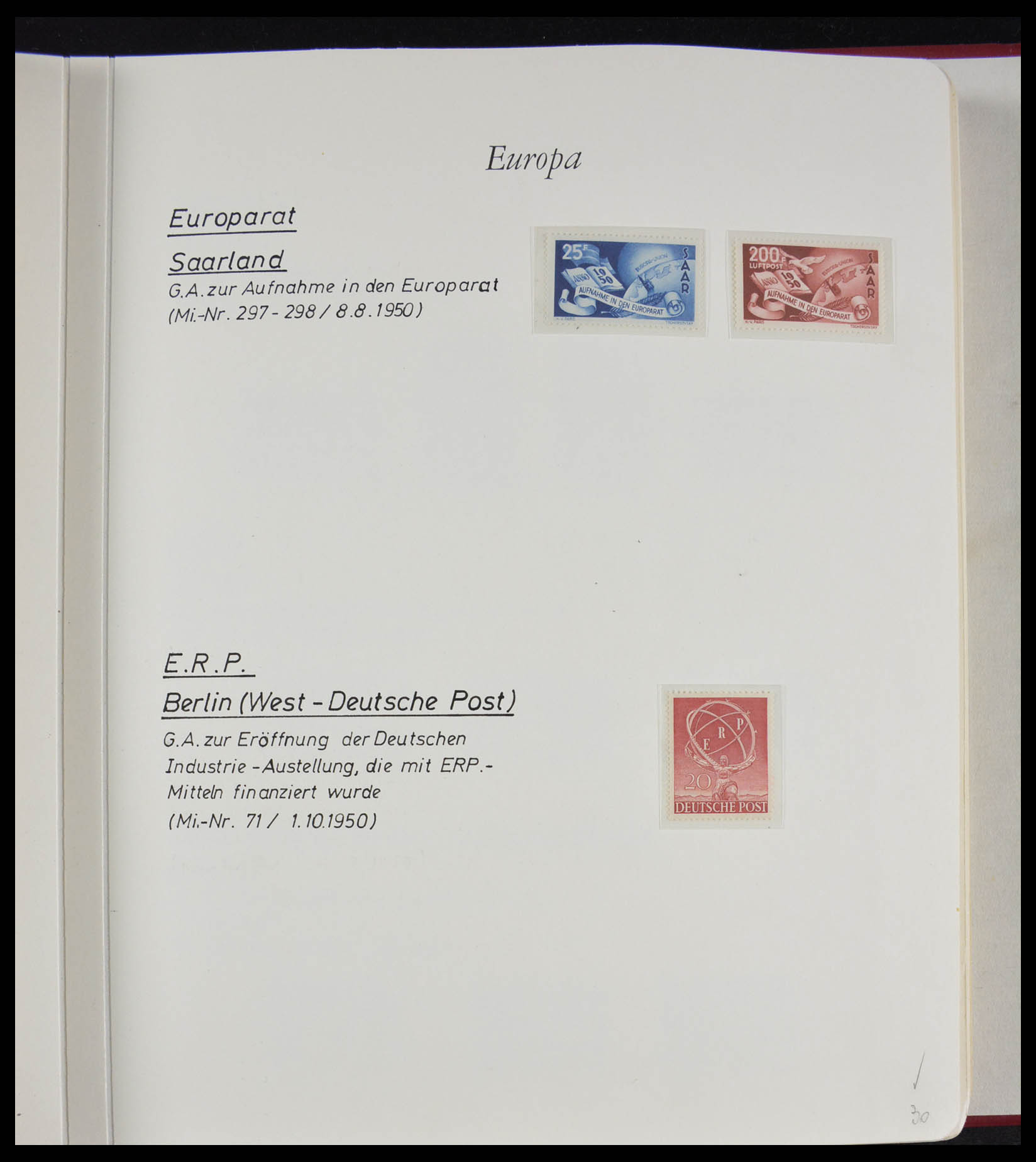 28356 0001 - 28356 Europa Cept ultra specialised collection 1942-1984.