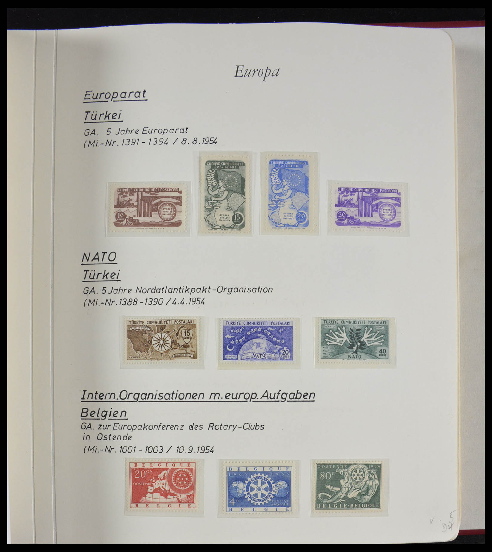 28356 0002 - 28356 Europa Cept ultra specialised collection 1942-1984.