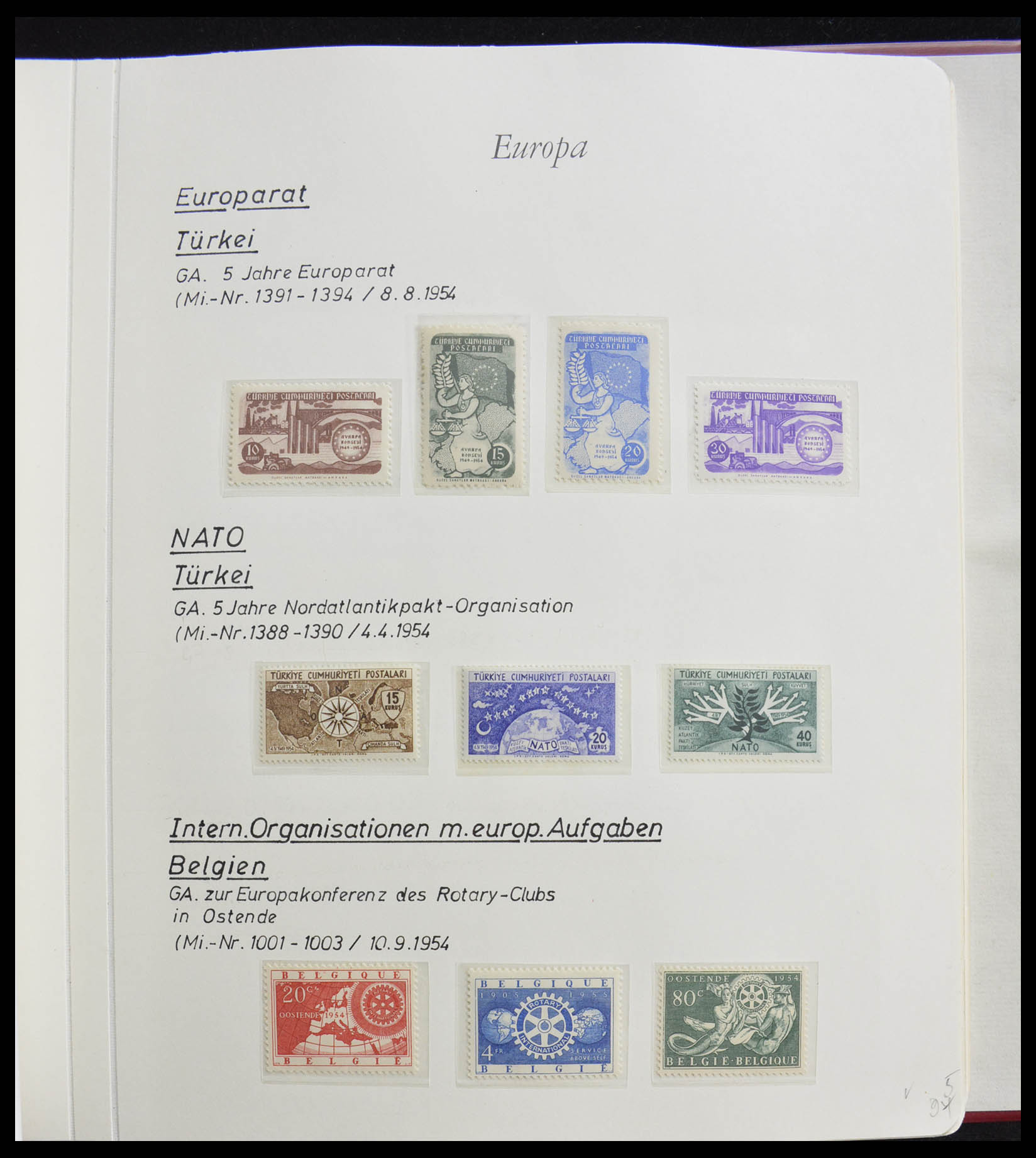 28356 0003 - 28356 Europa Cept ultra specialised collection 1942-1984.