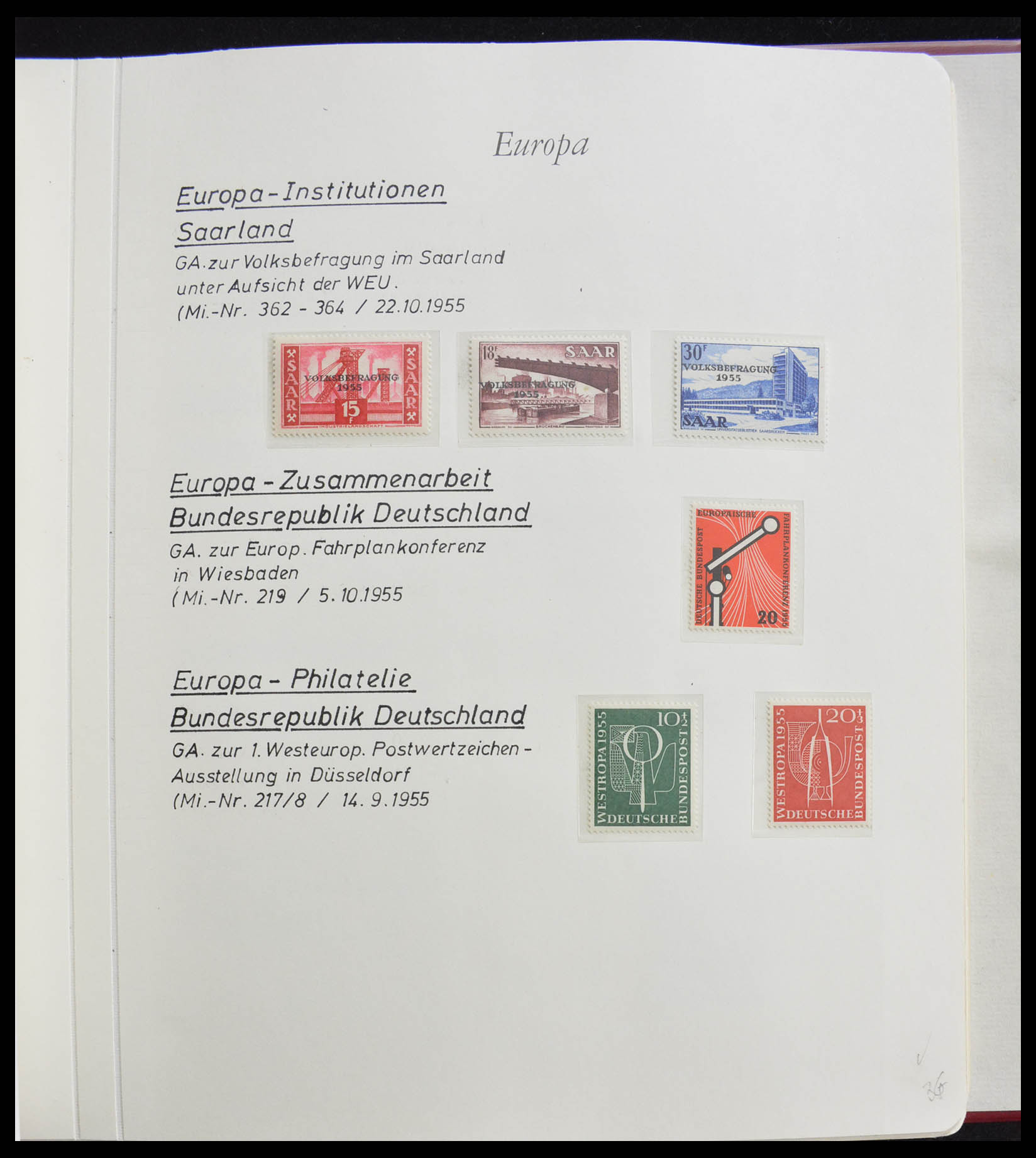 28356 0004 - 28356 Europa Cept ultra specialised collection 1942-1984.