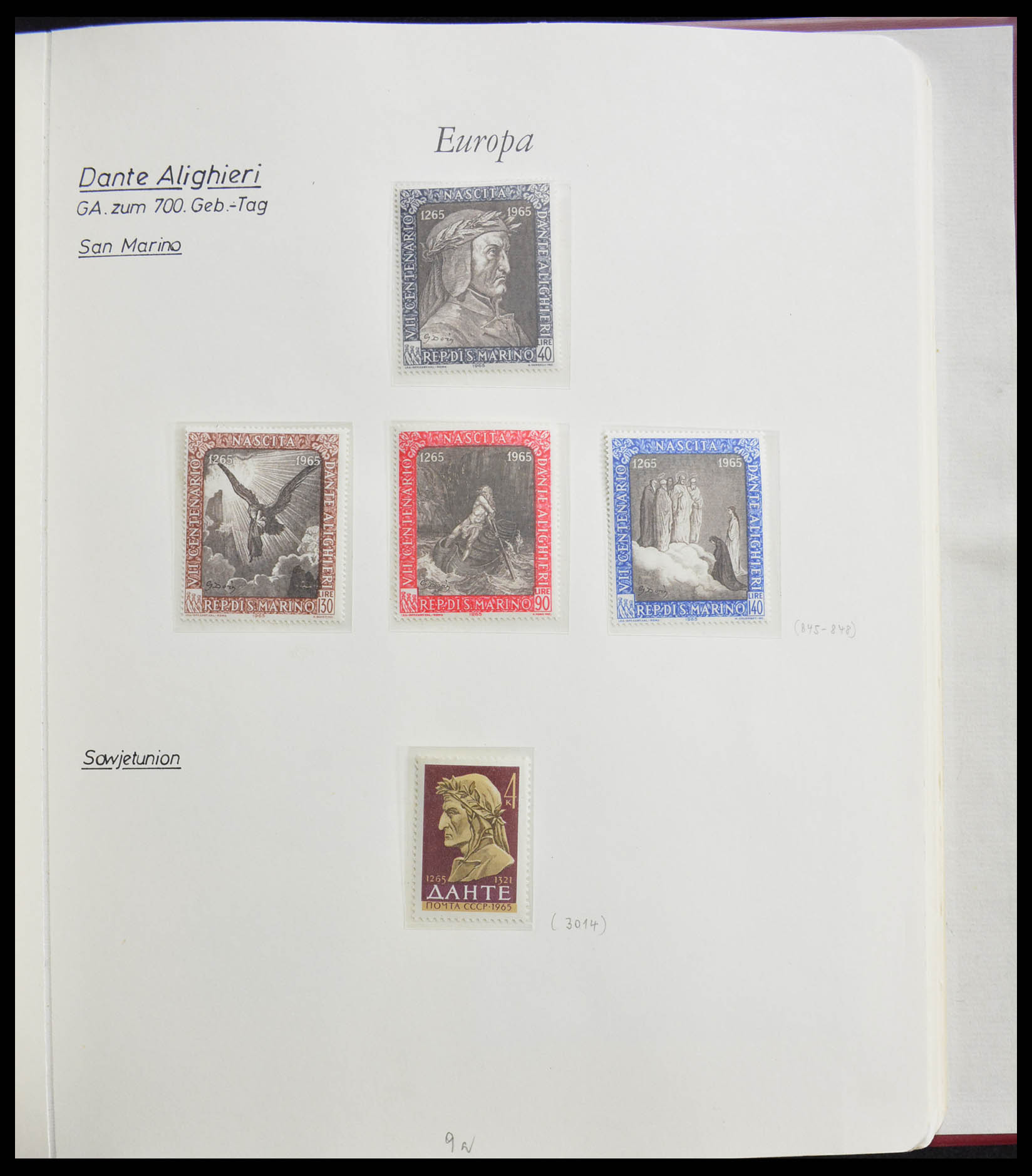 28356 0015 - 28356 Europa Cept ultra specialised collection 1942-1984.