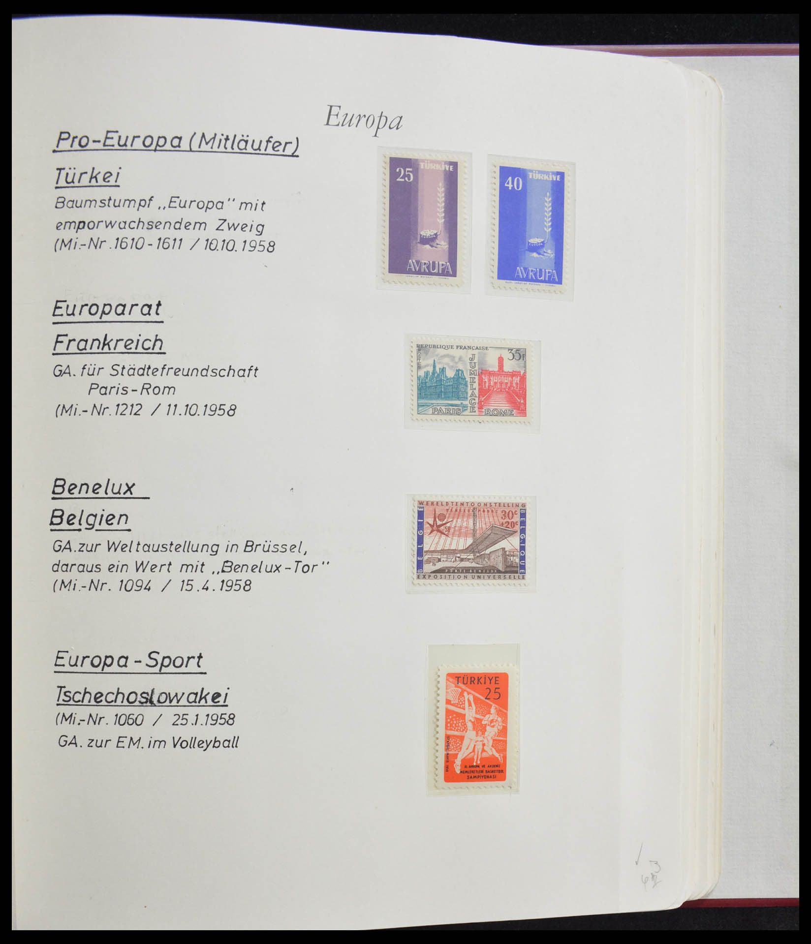 28356 0025 - 28356 Europa Cept  gespecialiseerde collectie 1942-1984.