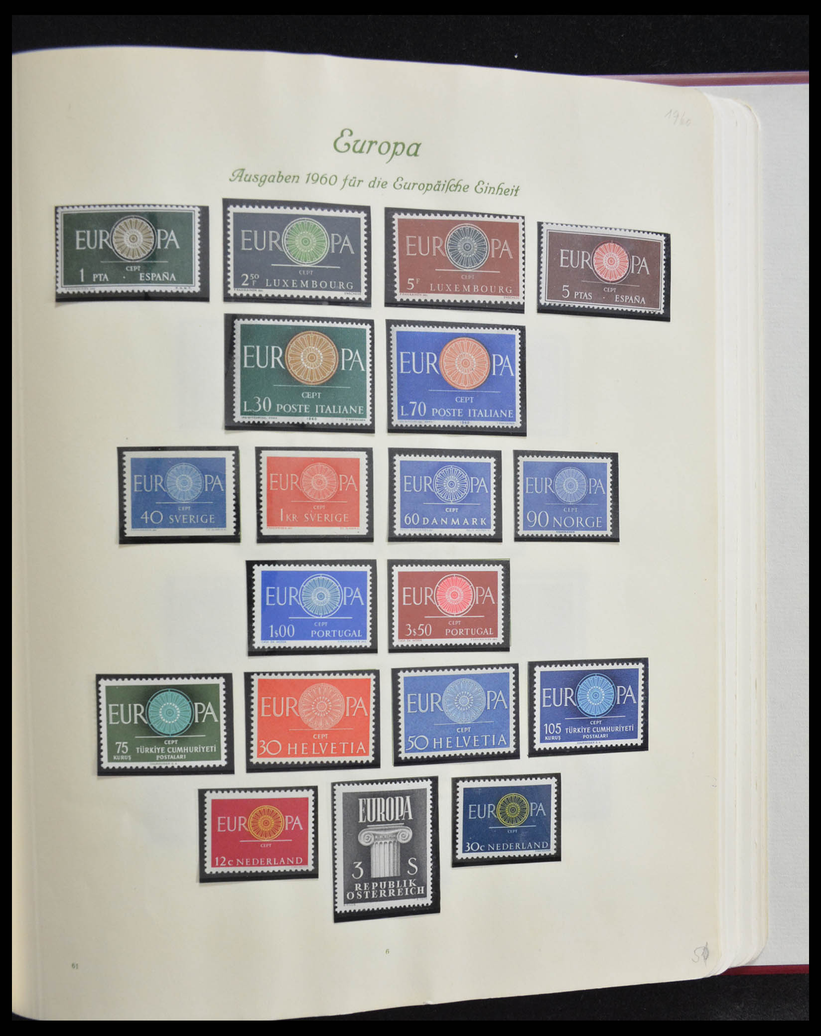 28356 0029 - 28356 Europa Cept ultra specialised collection 1942-1984.