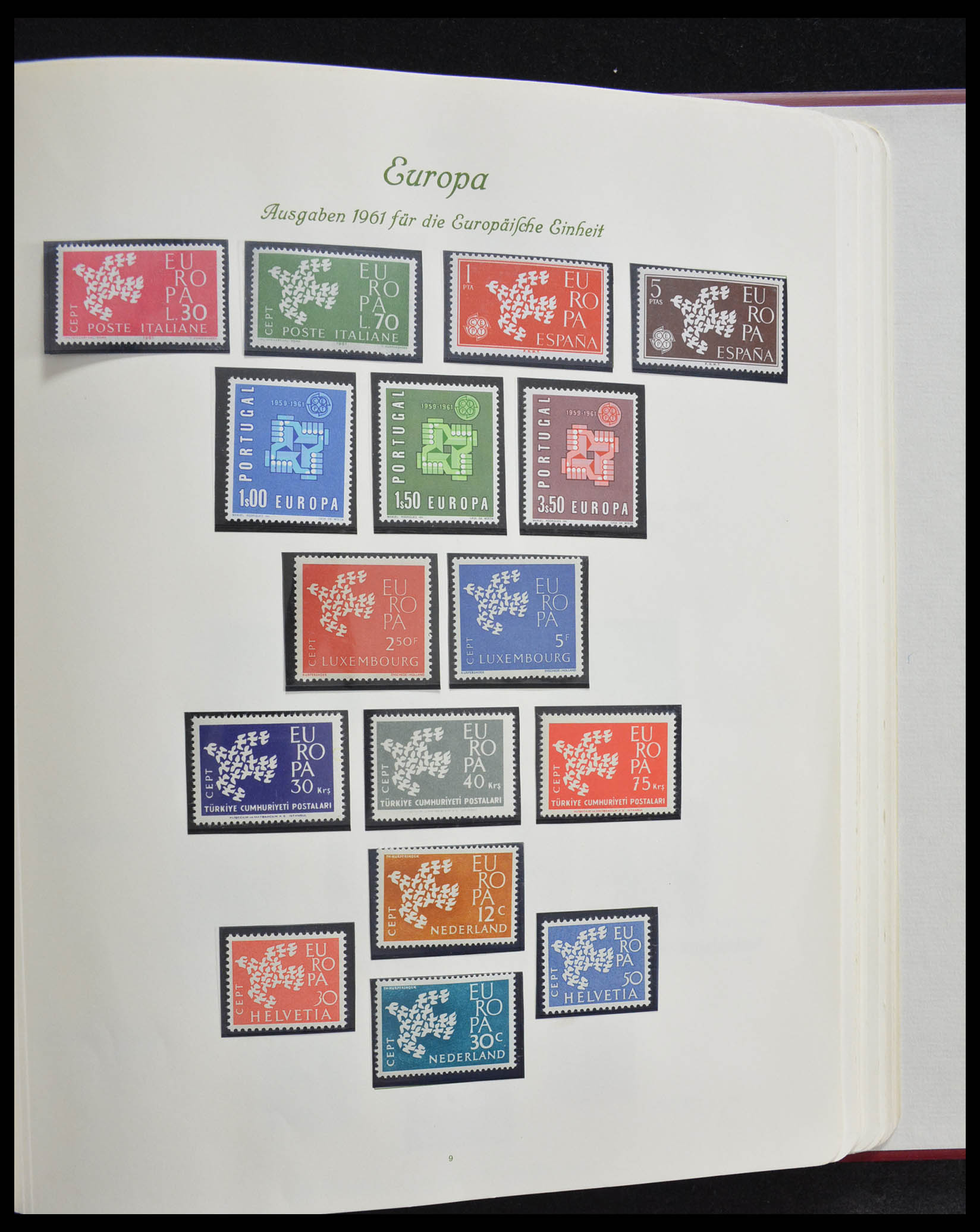 28356 0033 - 28356 Europa Cept ultra specialised collection 1942-1984.