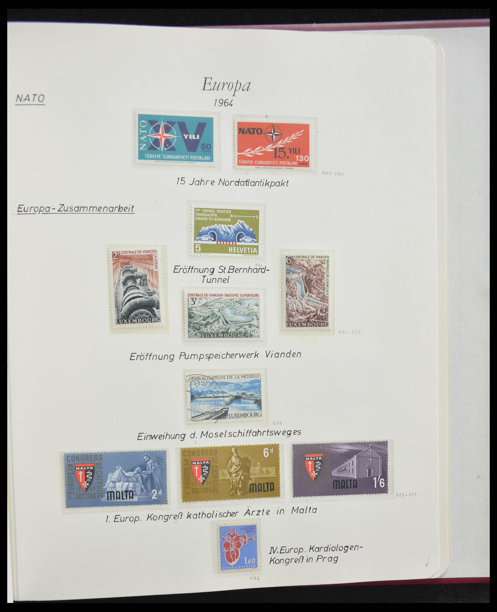 28356 0047 - 28356 Europa Cept ultra specialised collection 1942-1984.
