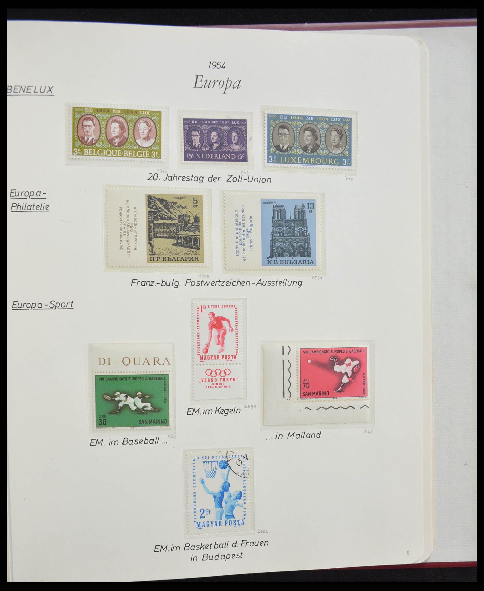 28356 0048 - 28356 Europa Cept ultra specialised collection 1942-1984.