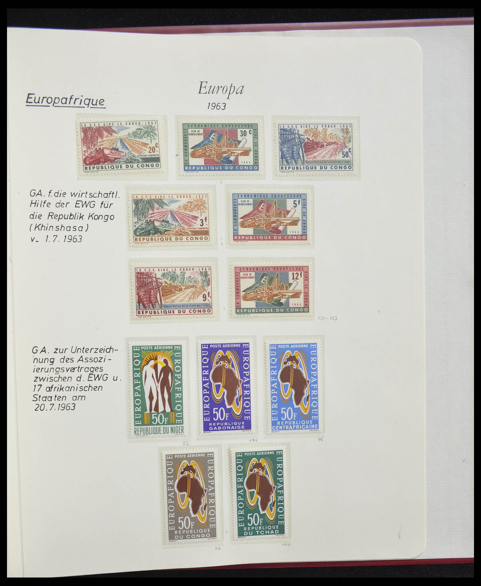 28356 0055 - 28356 Europa Cept ultra specialised collection 1942-1984.