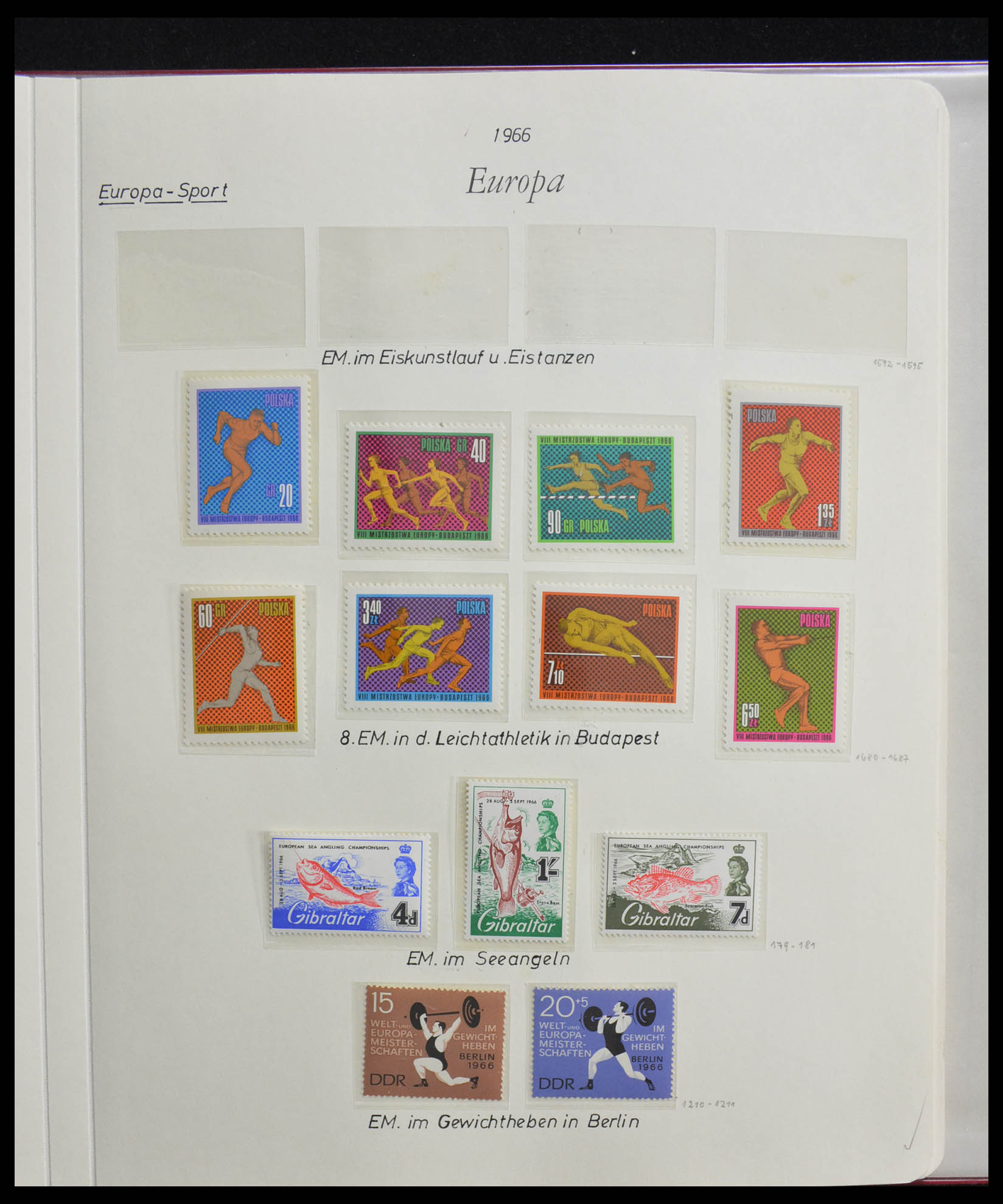28356 0064 - 28356 Europa Cept ultra specialised collection 1942-1984.