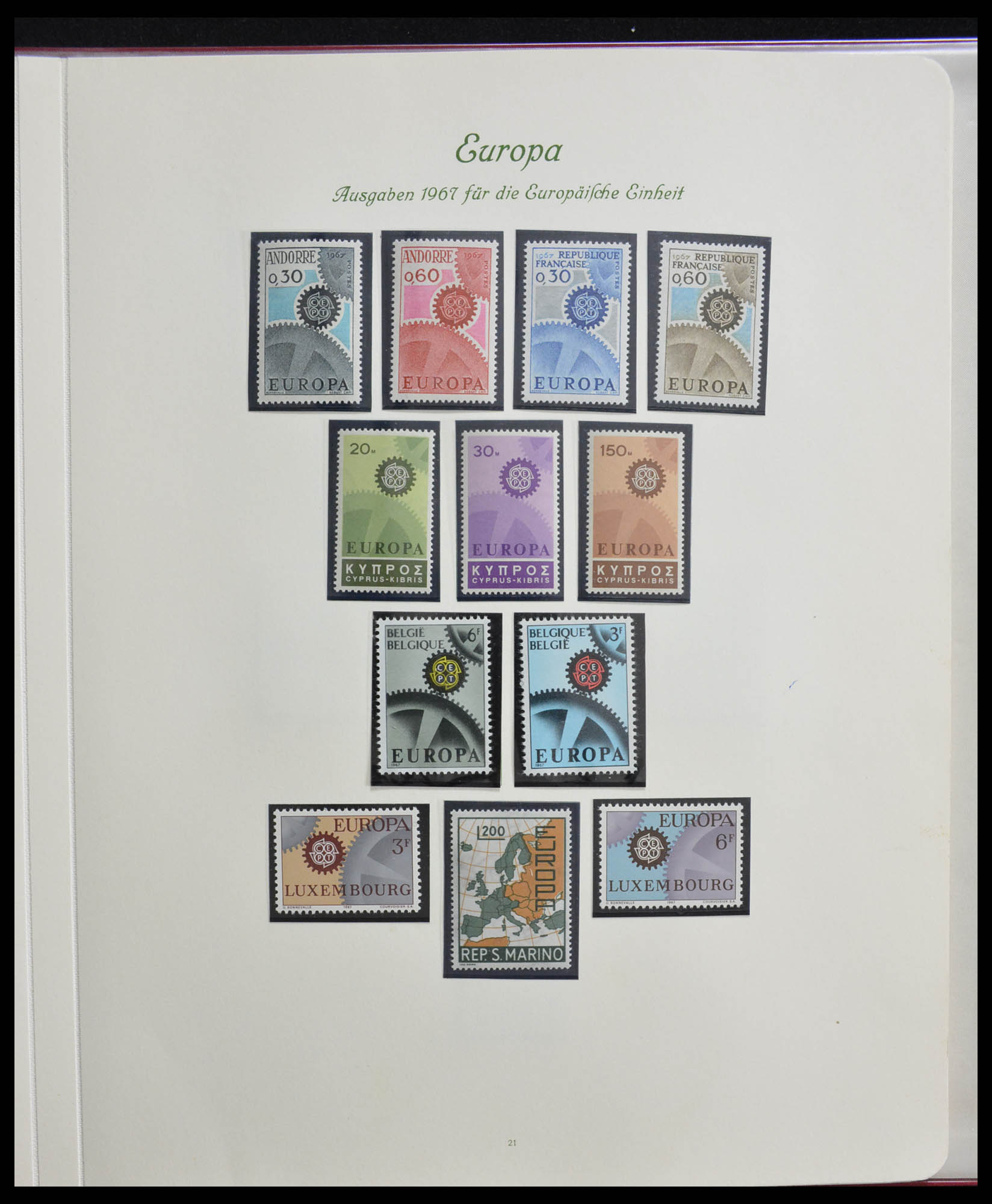 28356 0067 - 28356 Europa Cept  gespecialiseerde collectie 1942-1984.