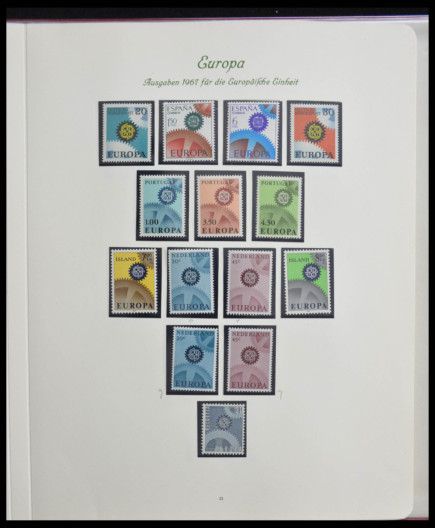 28356 0068 - 28356 Europa Cept  gespecialiseerde collectie 1942-1984.