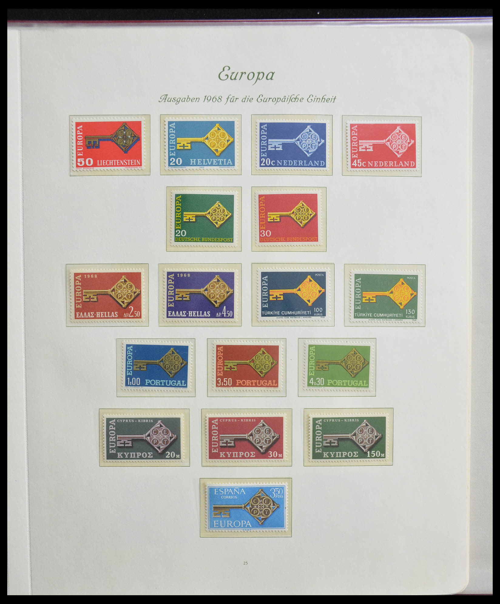 28356 0076 - 28356 Europa Cept  gespecialiseerde collectie 1942-1984.