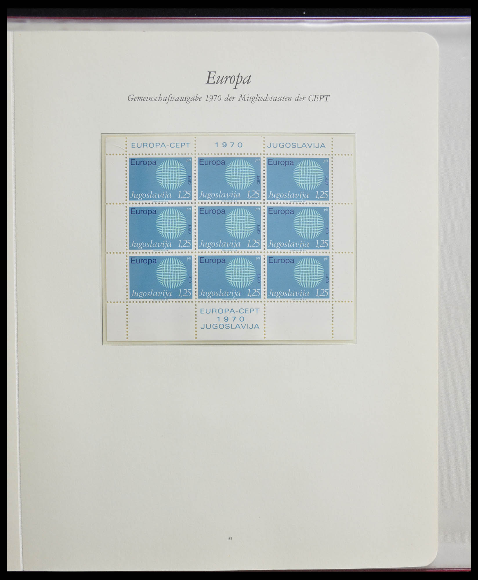 28356 0089 - 28356 Europa Cept ultra specialised collection 1942-1984.