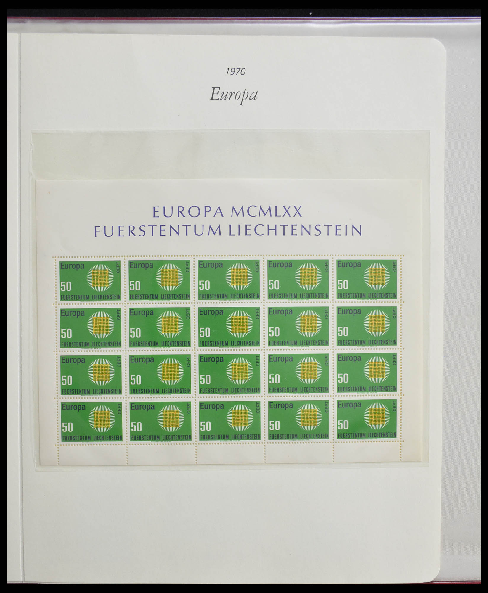 28356 0091 - 28356 Europa Cept ultra specialised collection 1942-1984.