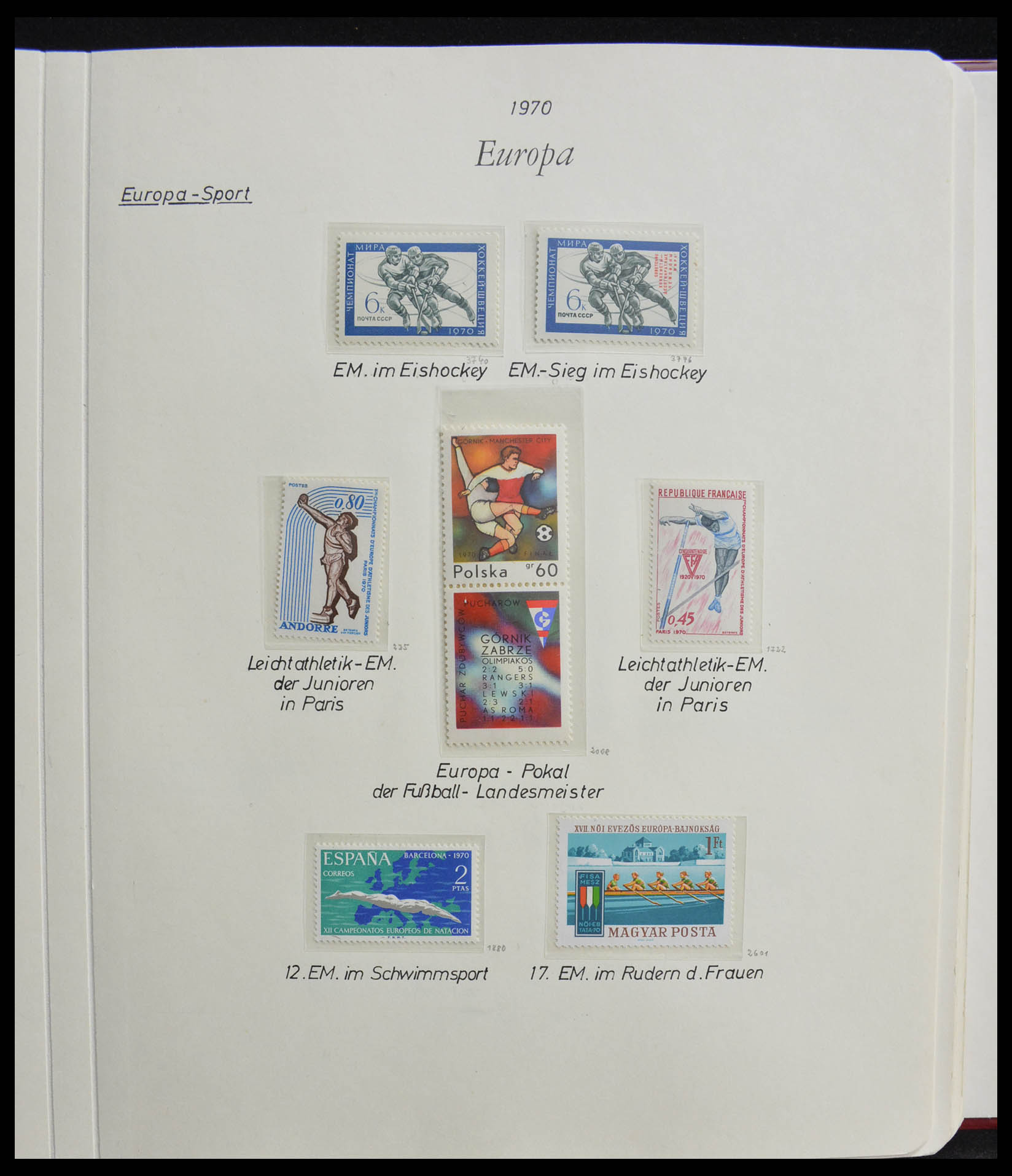 28356 0094 - 28356 Europa Cept ultra specialised collection 1942-1984.