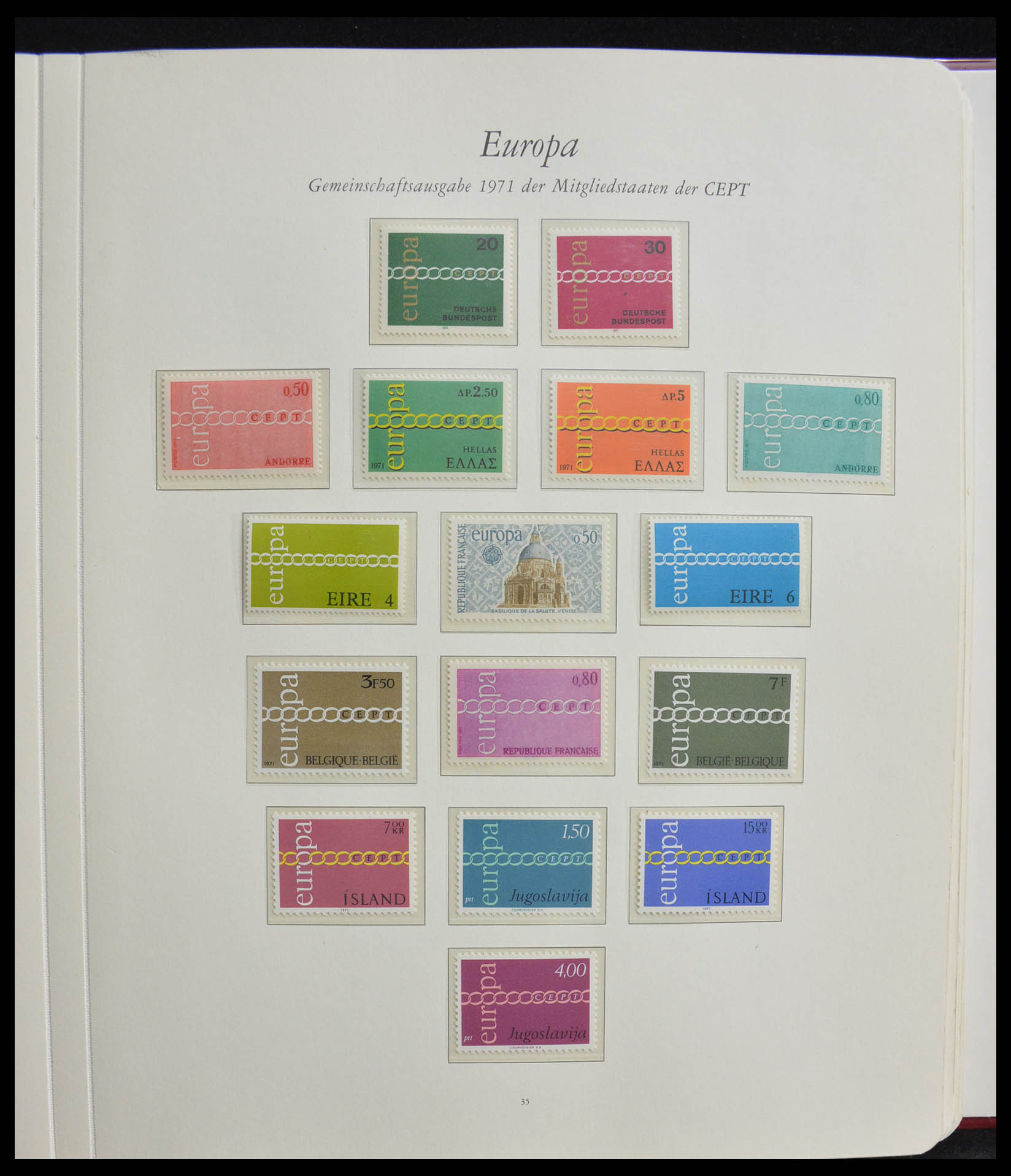 28356 0099 - 28356 Europa Cept ultra specialised collection 1942-1984.