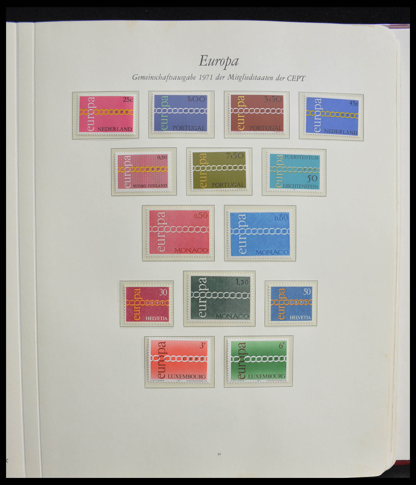 28356 0100 - 28356 Europa Cept ultra specialised collection 1942-1984.