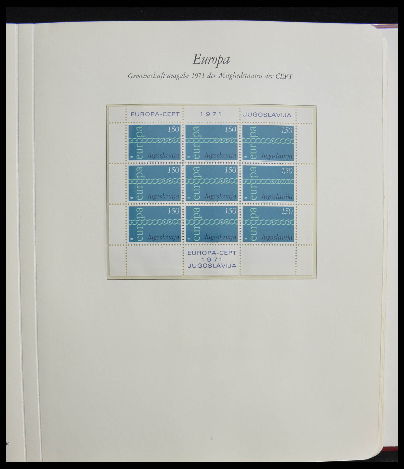 28356 0103 - 28356 Europa Cept  gespecialiseerde collectie 1942-1984.