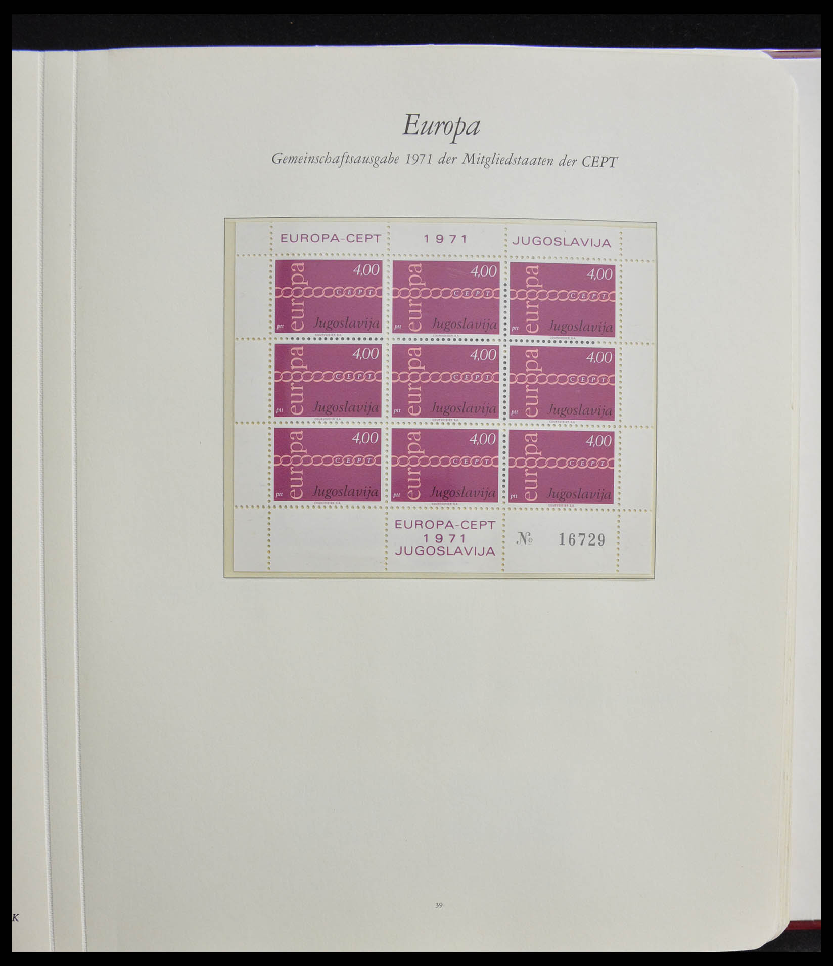 28356 0104 - 28356 Europa Cept  gespecialiseerde collectie 1942-1984.