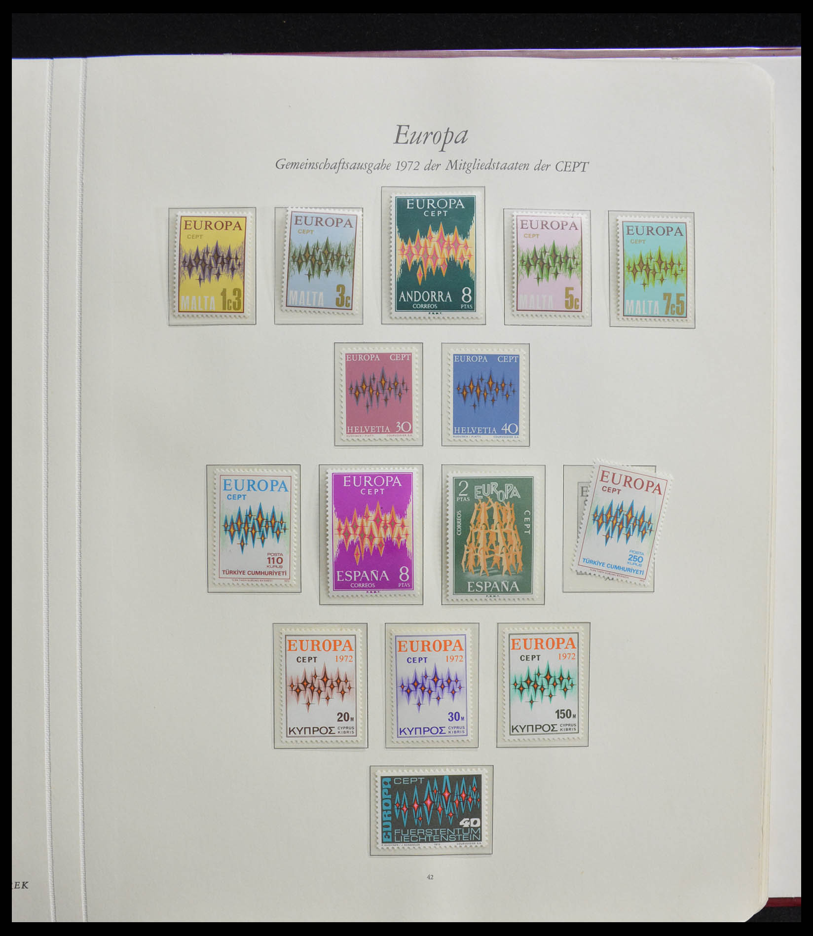 28356 0112 - 28356 Europa Cept  gespecialiseerde collectie 1942-1984.