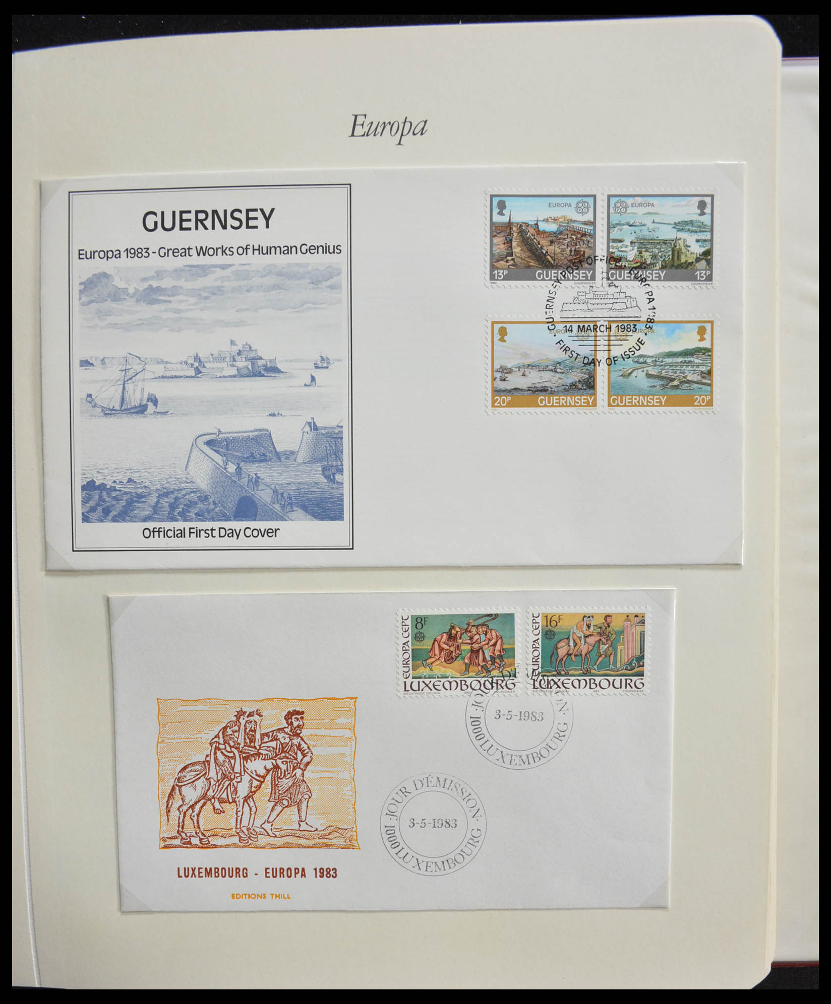 28356 1263 - 28356 Europa Cept ultra specialised collection 1942-1984.