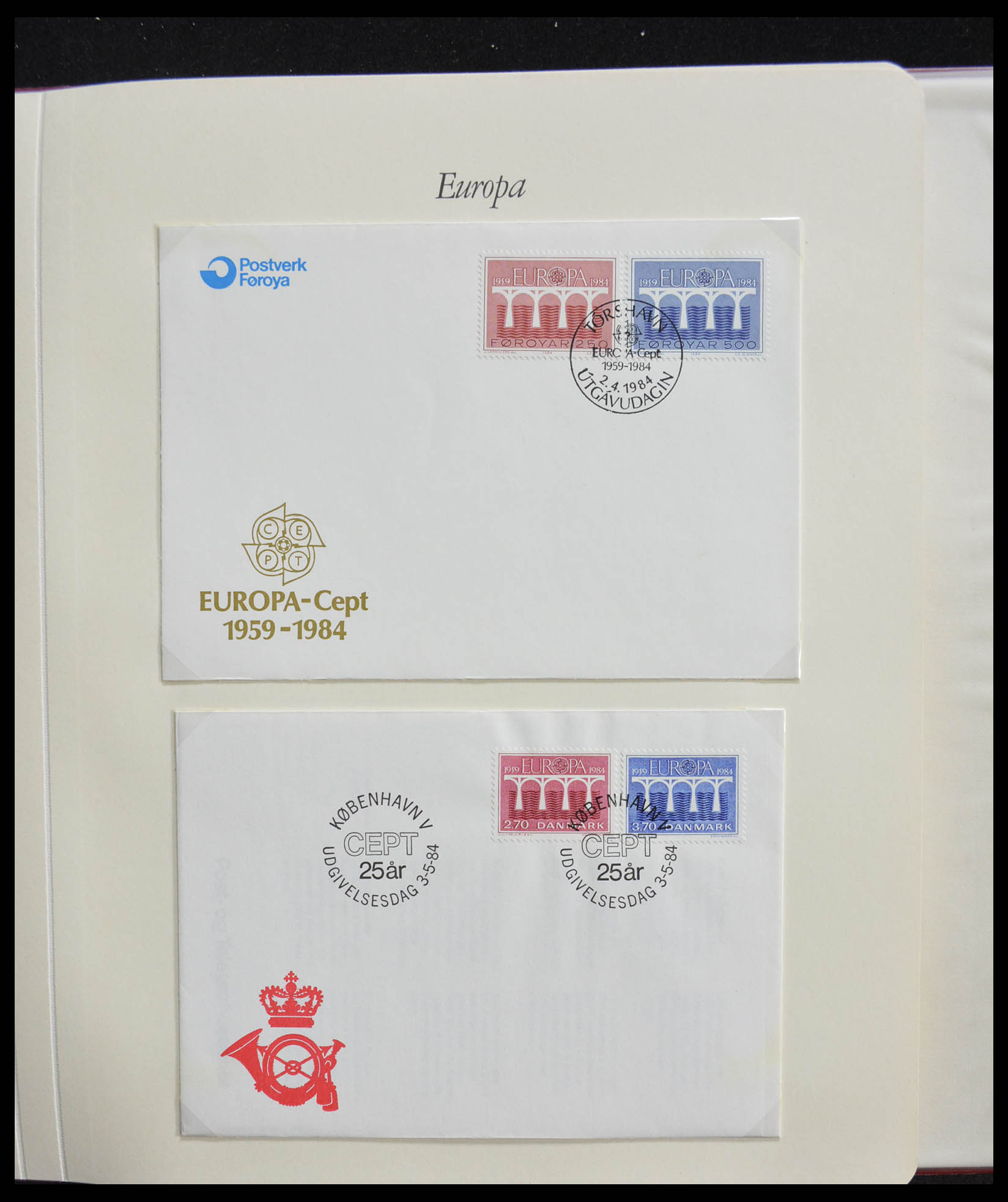 28356 1287 - 28356 Europa Cept ultra specialised collection 1942-1984.