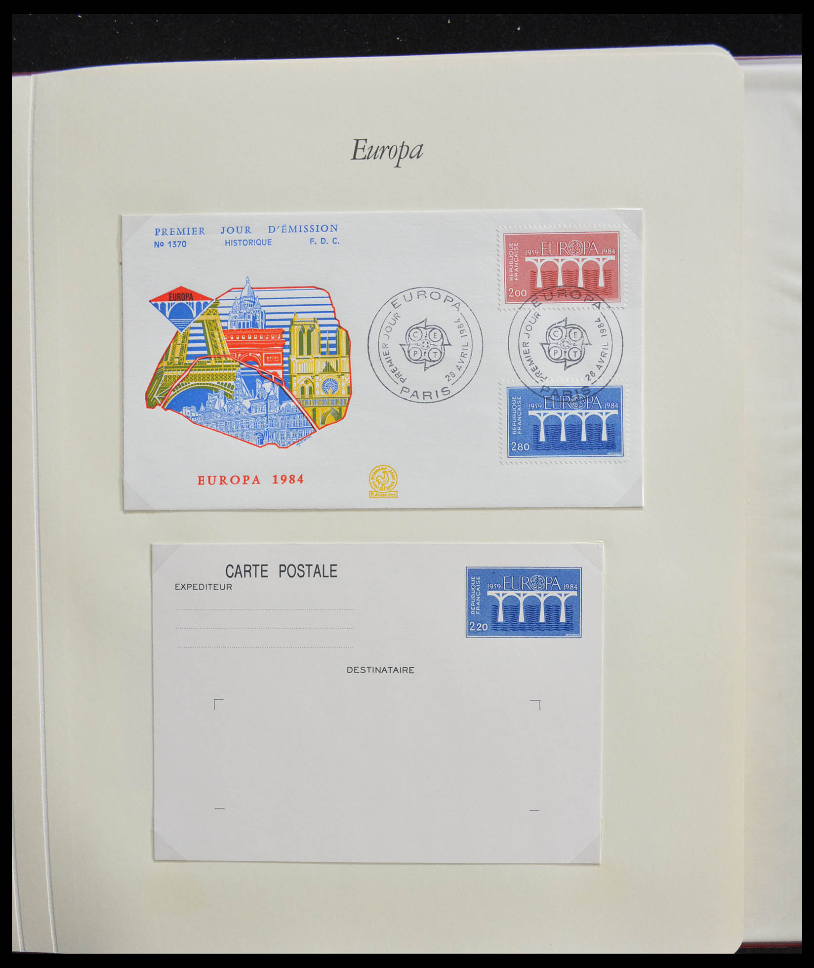 28356 1289 - 28356 Europa Cept ultra specialised collection 1942-1984.