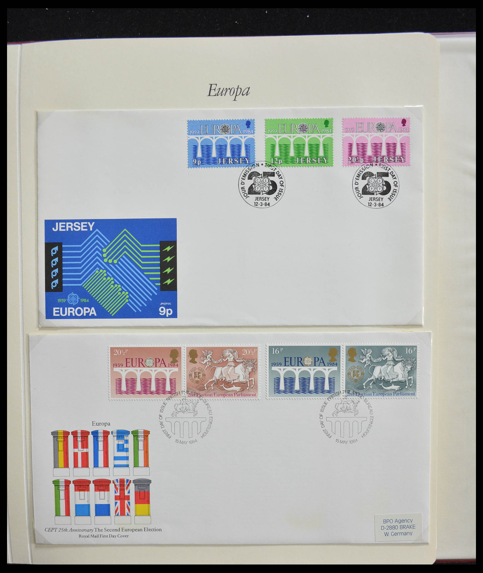 28356 1291 - 28356 Europa Cept ultra specialised collection 1942-1984.